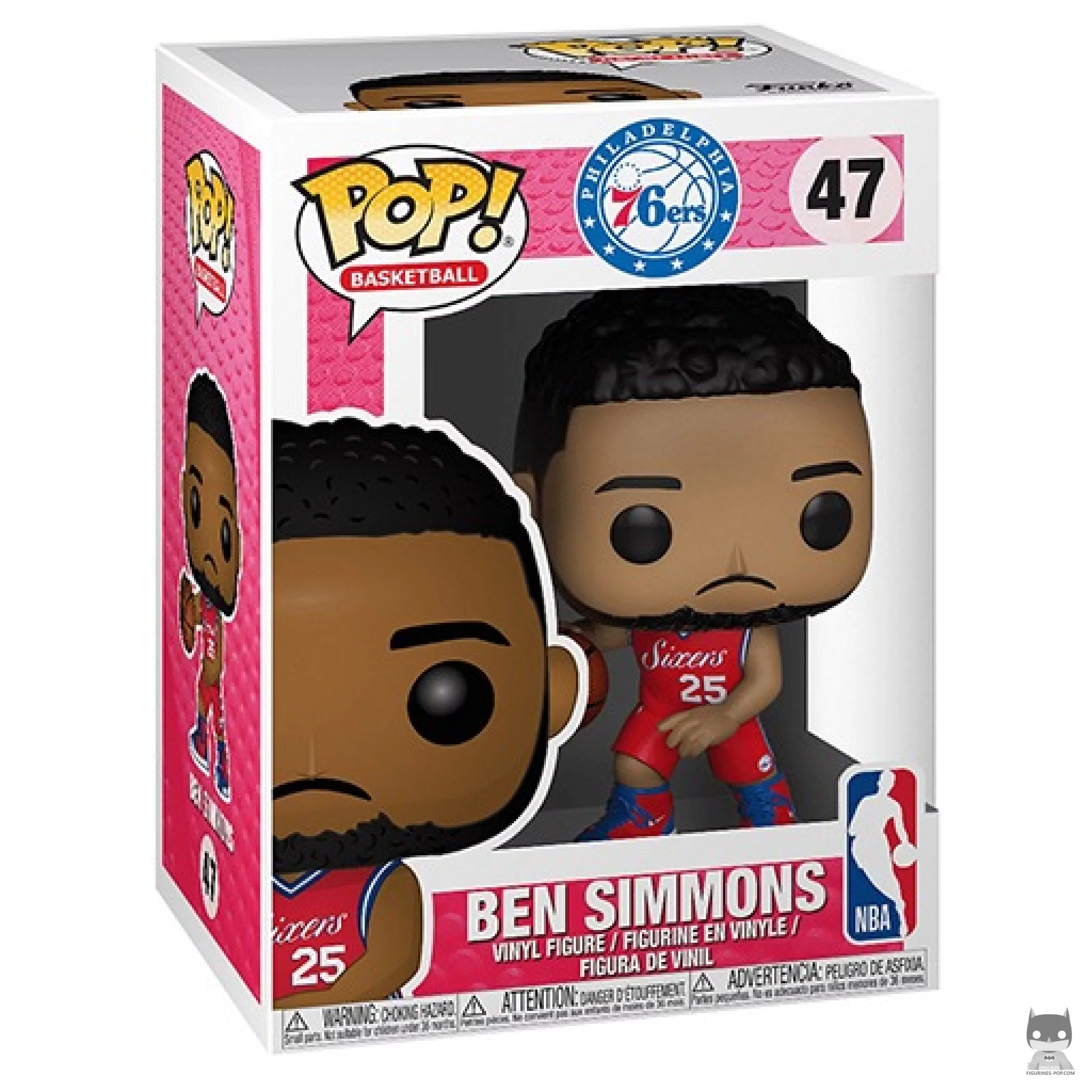 Figura Funko Pop! Ben Simmons en su caja