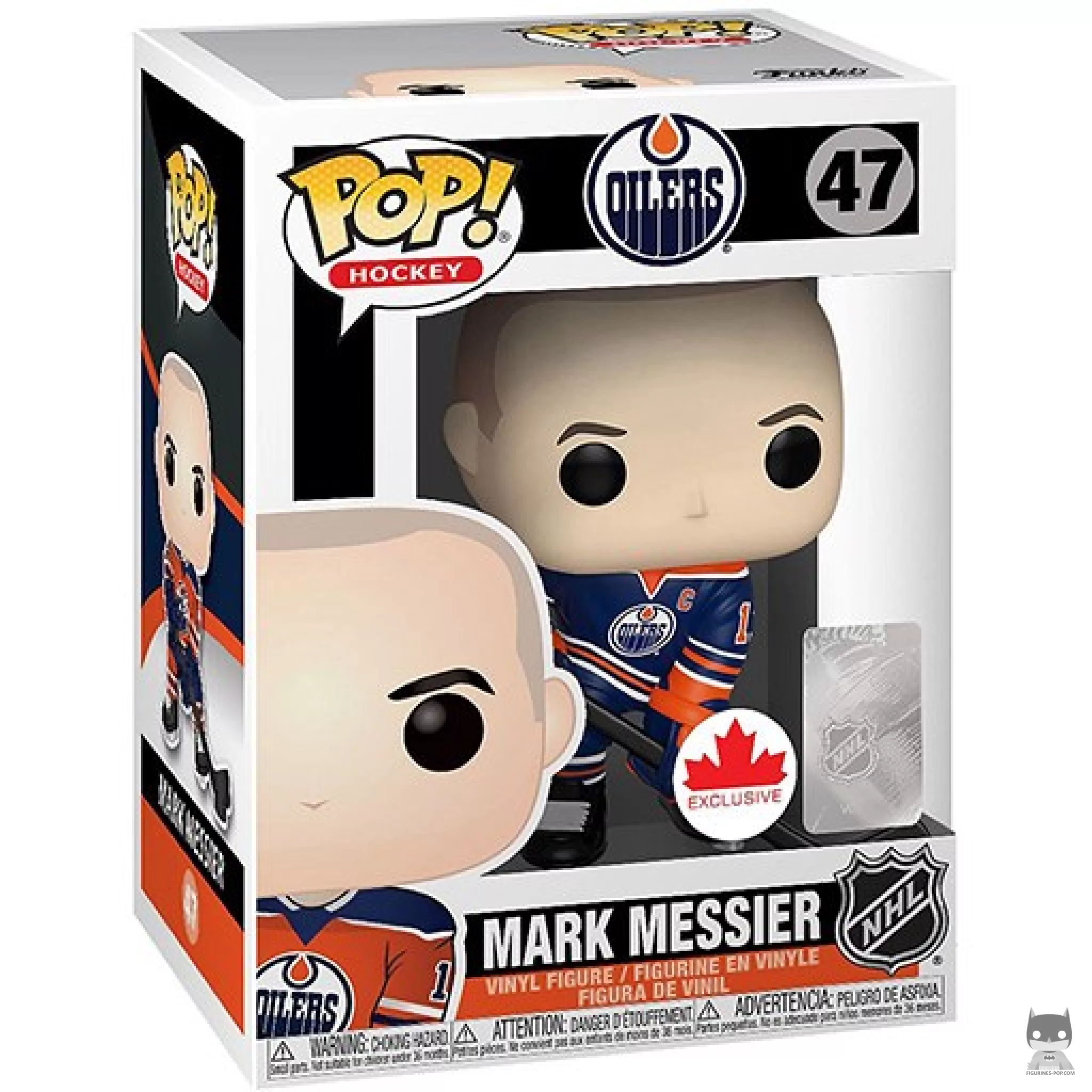 Figura Funko Pop! Mark Messier en su caja