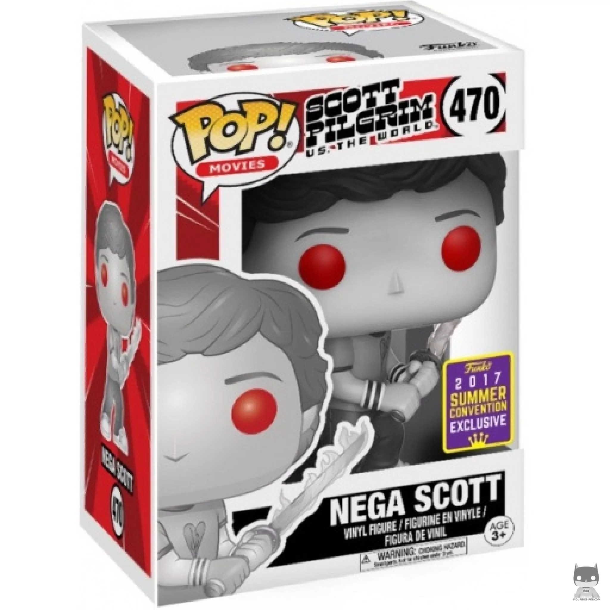 Figura Funko Pop! Scott Pilgrim en su caja