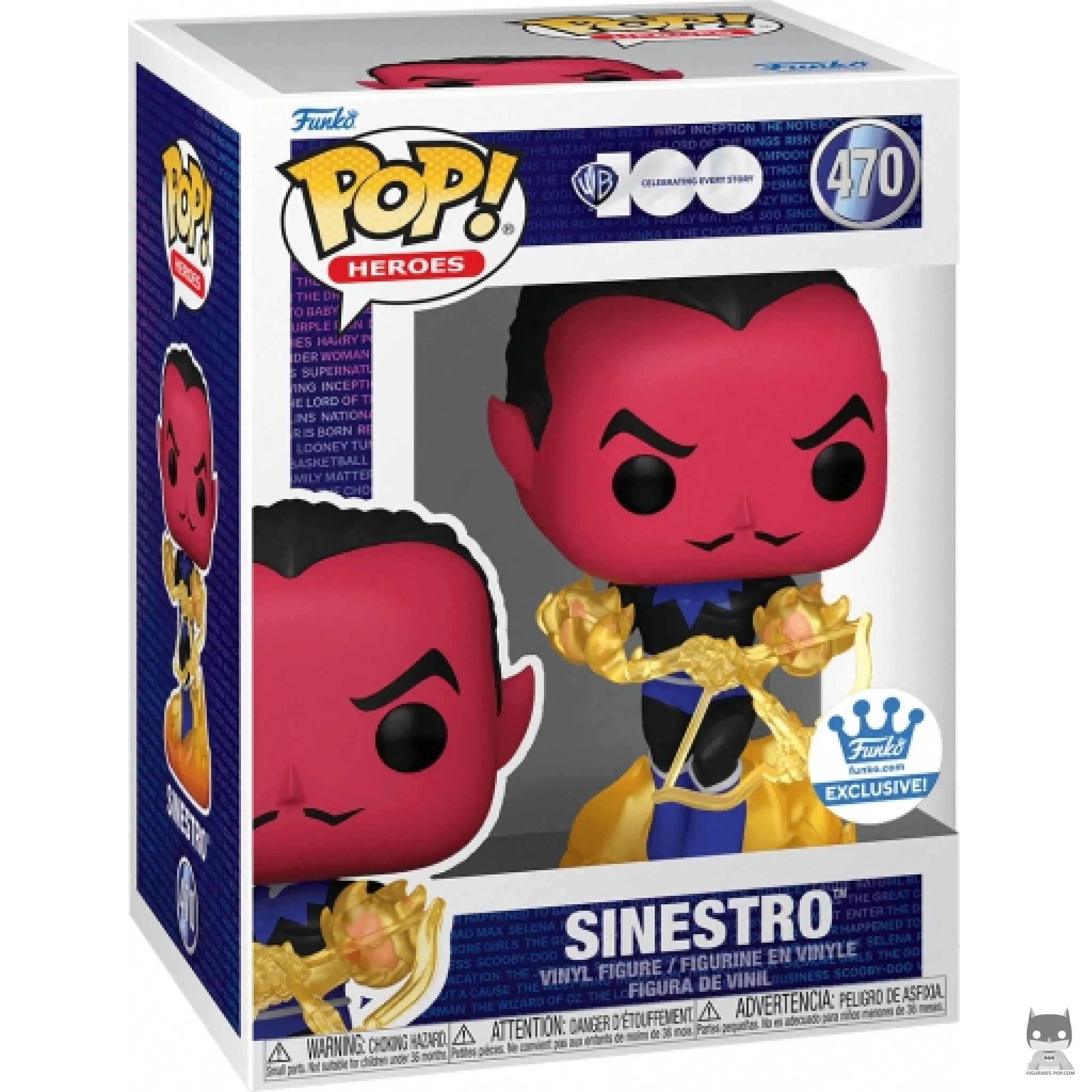 Figura Funko Pop! Sinestro en su caja