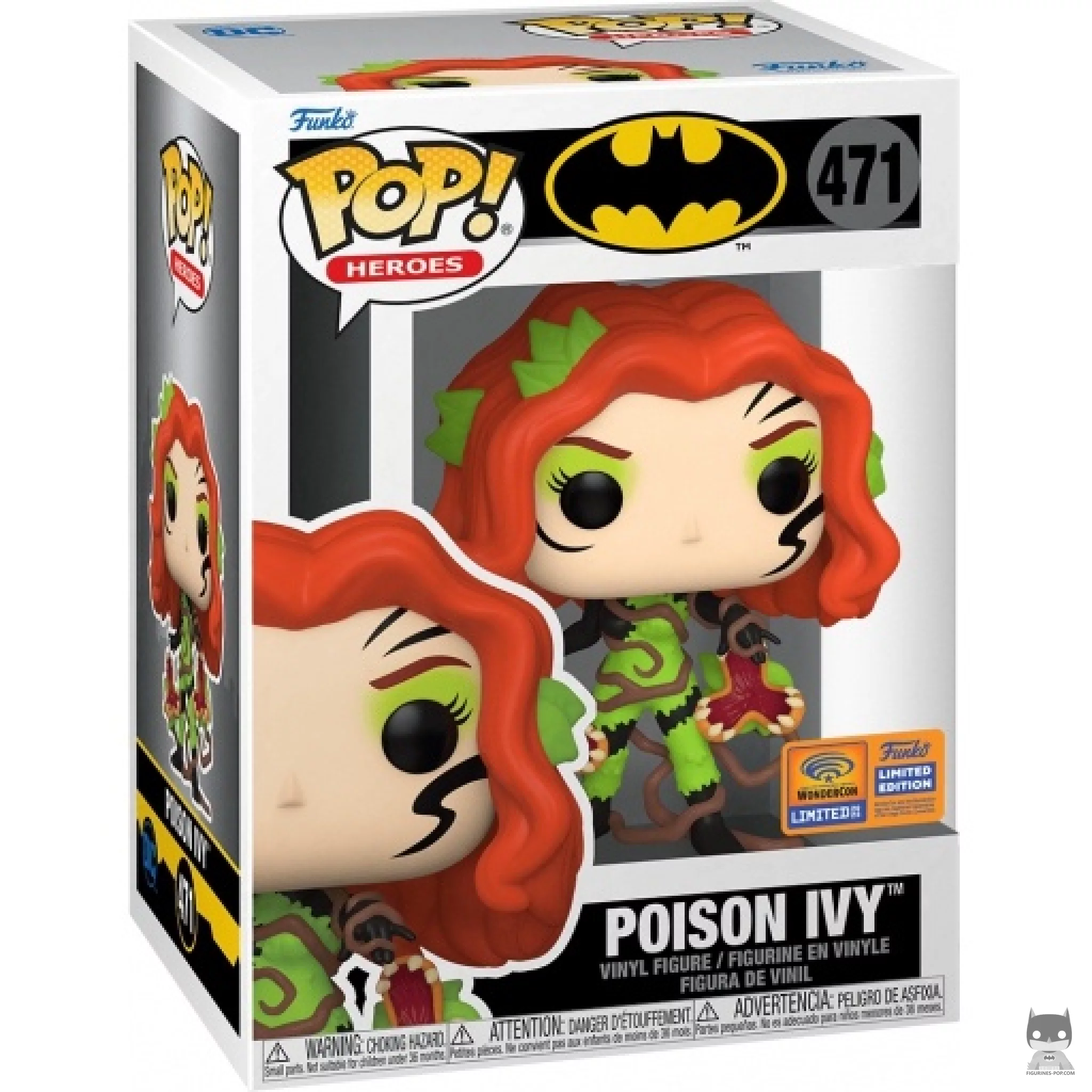 Figura Funko Pop! Hiedra Venenosa en su caja