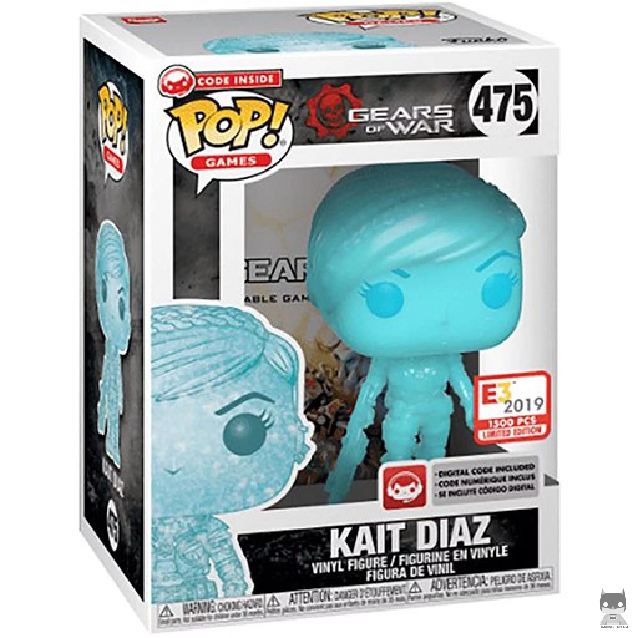 Figura Funko Pop! Kait Diaz (Translúcido) en su caja