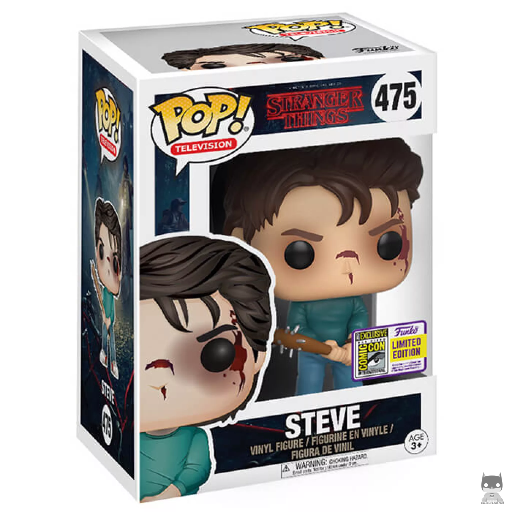 Figura Funko Pop! Steve Harrington con bate en su caja