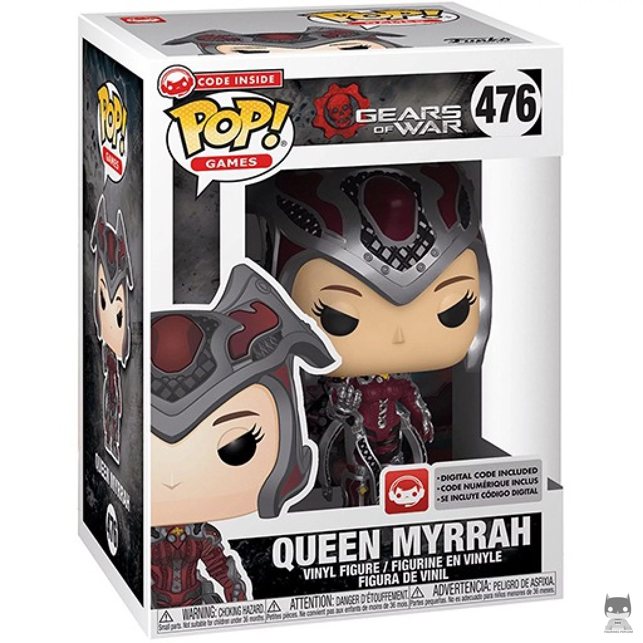 Figura Funko Pop! Queen Myrrah en su caja