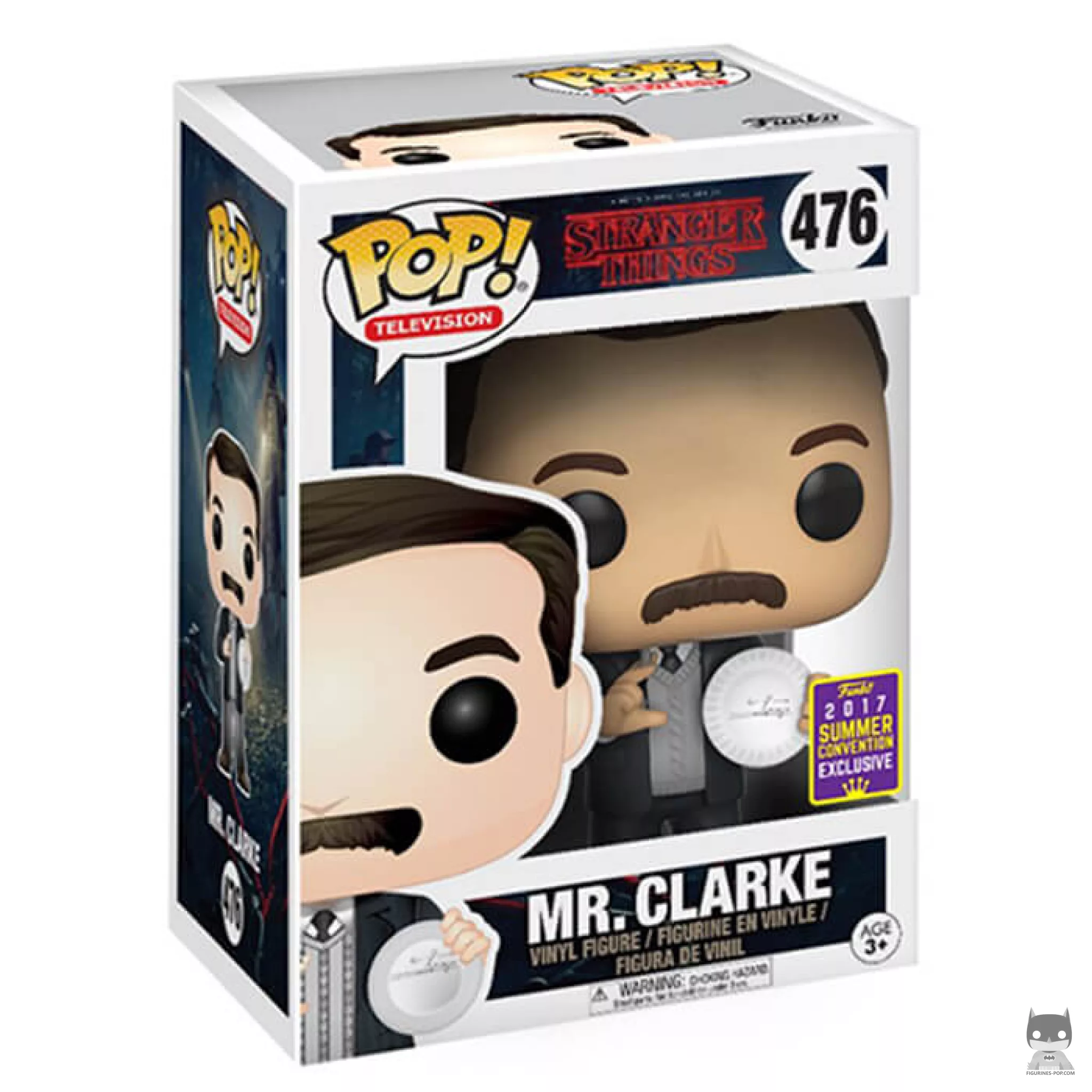 Figura Funko Pop! Sr. Clarke en su caja