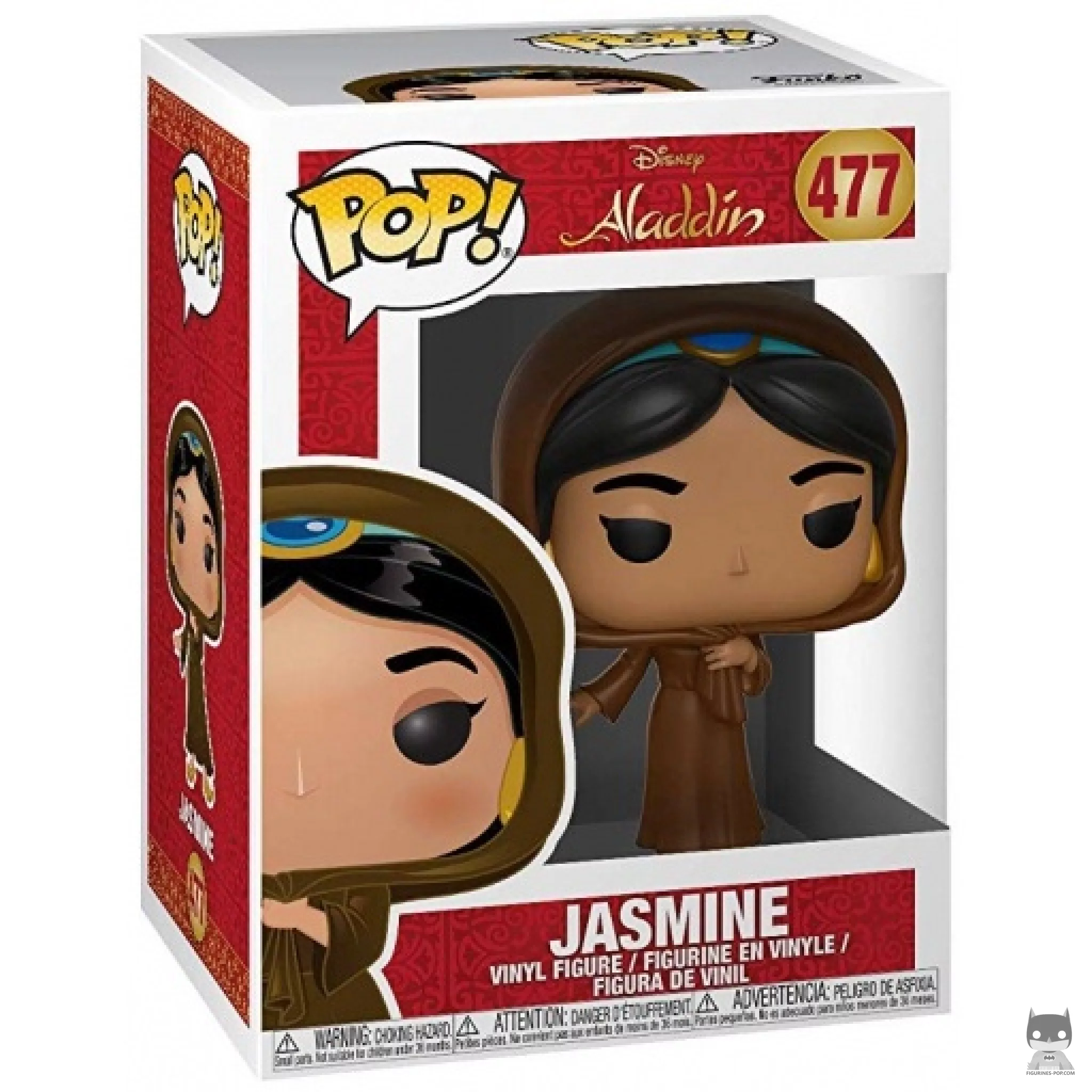 Figura Funko Pop! Jasmine (Disfrazada) (Chase) en su caja