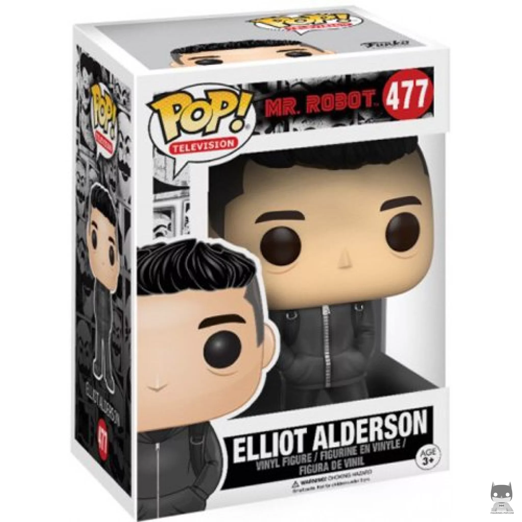 Figura Funko Pop! Elliot Alderson en su caja