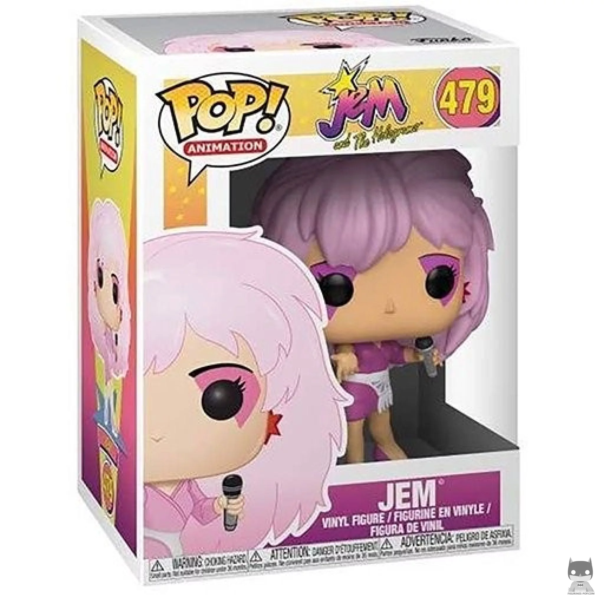 Figura Funko Pop! Jem en su caja