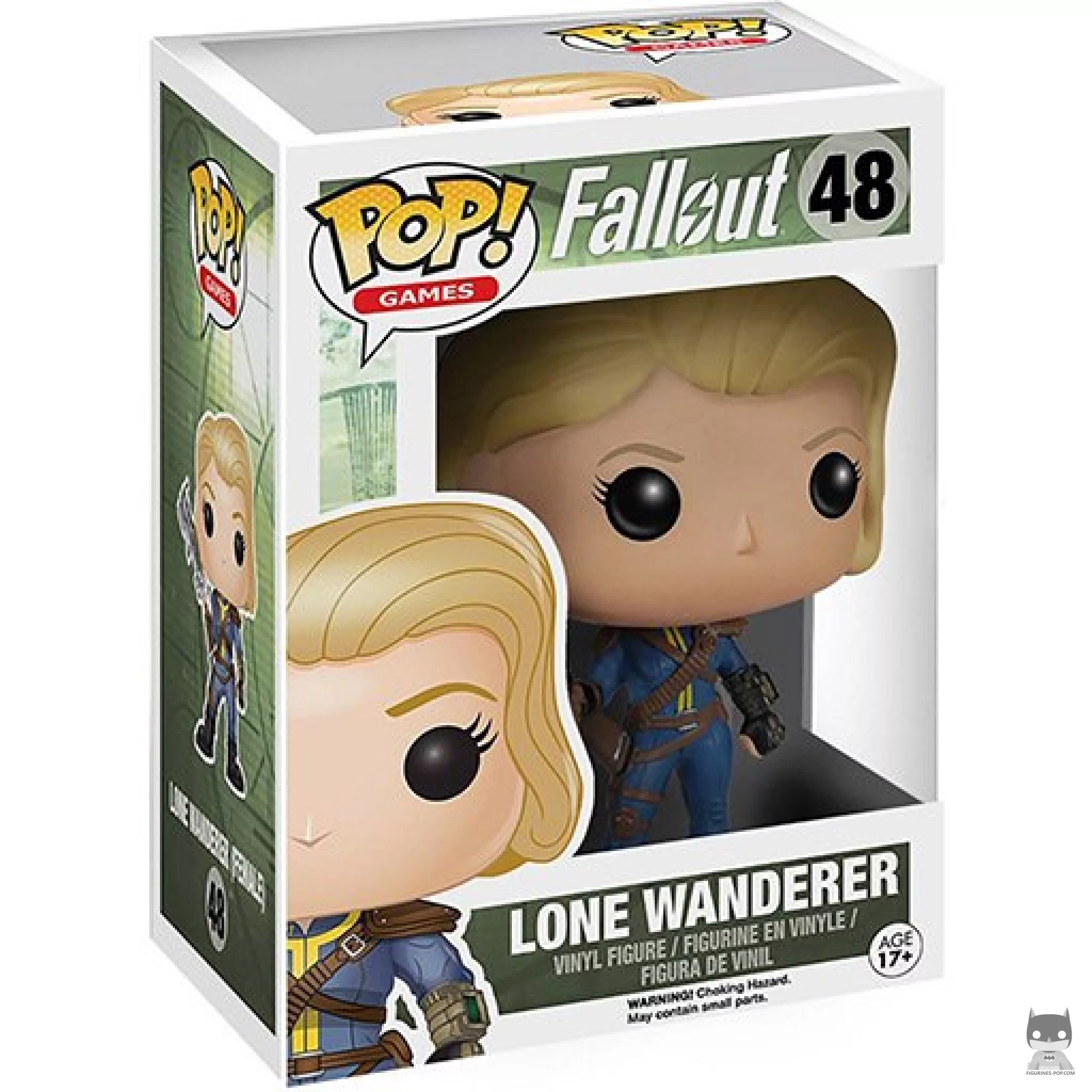 Figura Funko Pop! Lone Wanderer (Mujer) en su caja