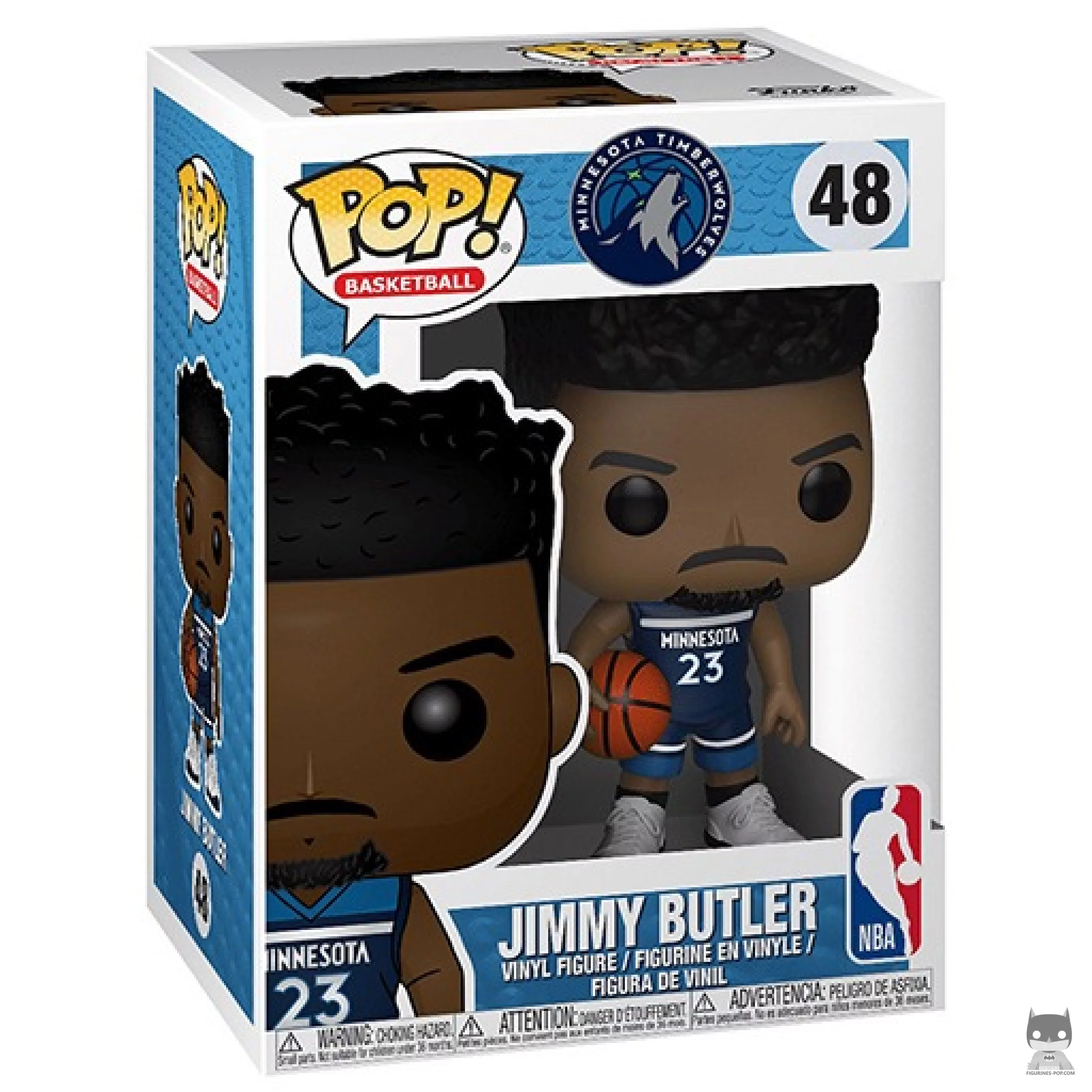 Figura Funko Pop! Jimmy Butler en su caja