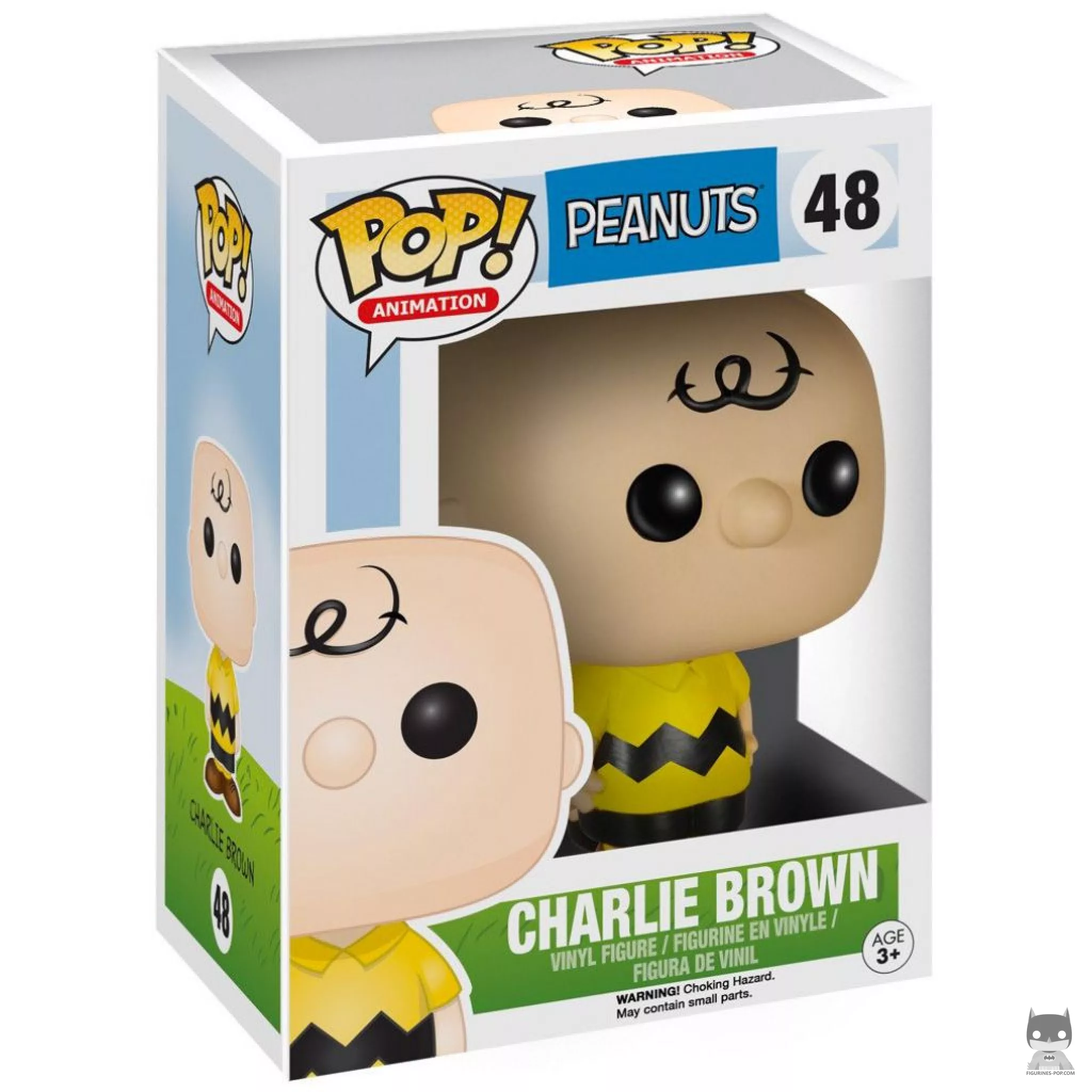 Figura Funko Pop! Charlie Brown en su caja