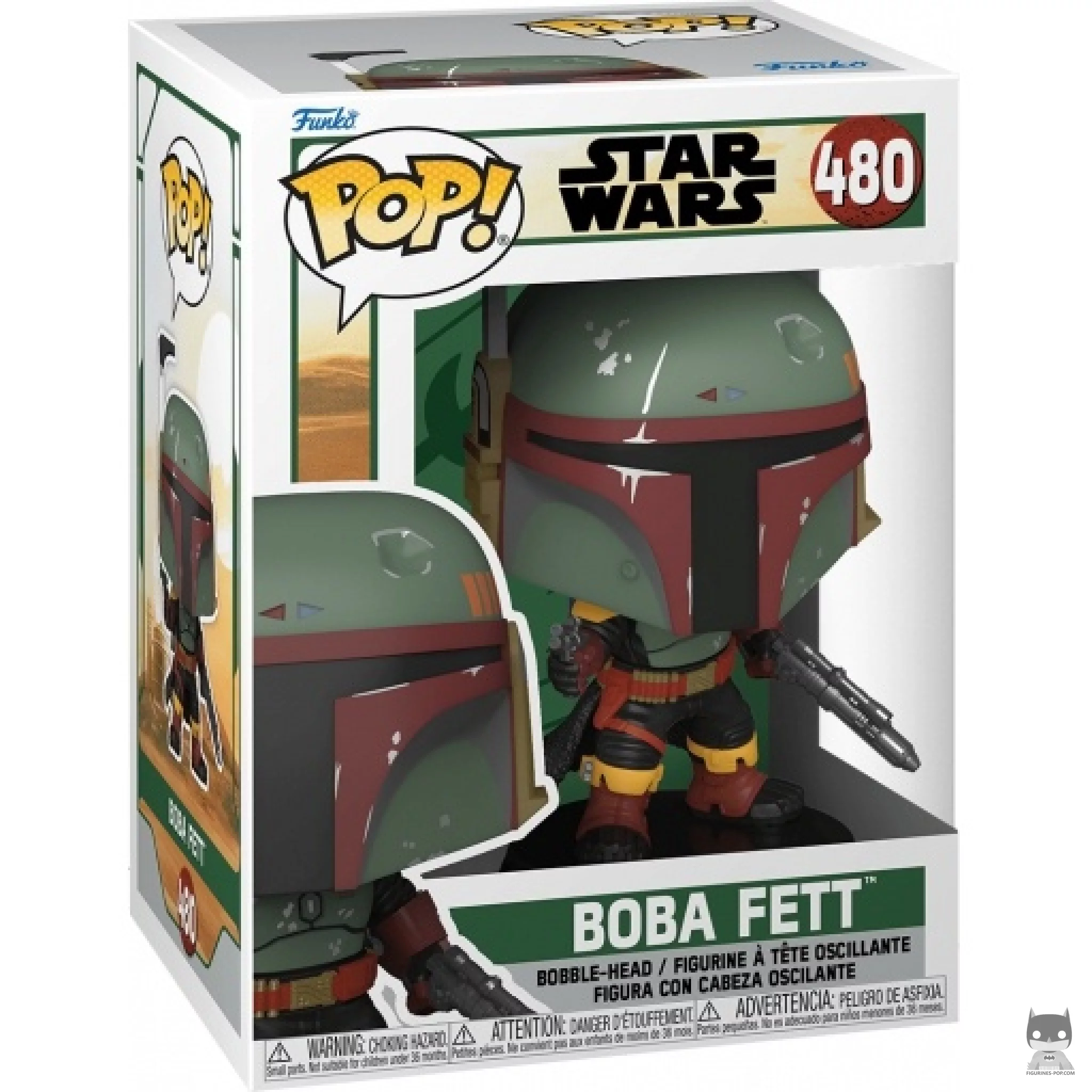 Figura Funko Pop! Boba Fett en su caja