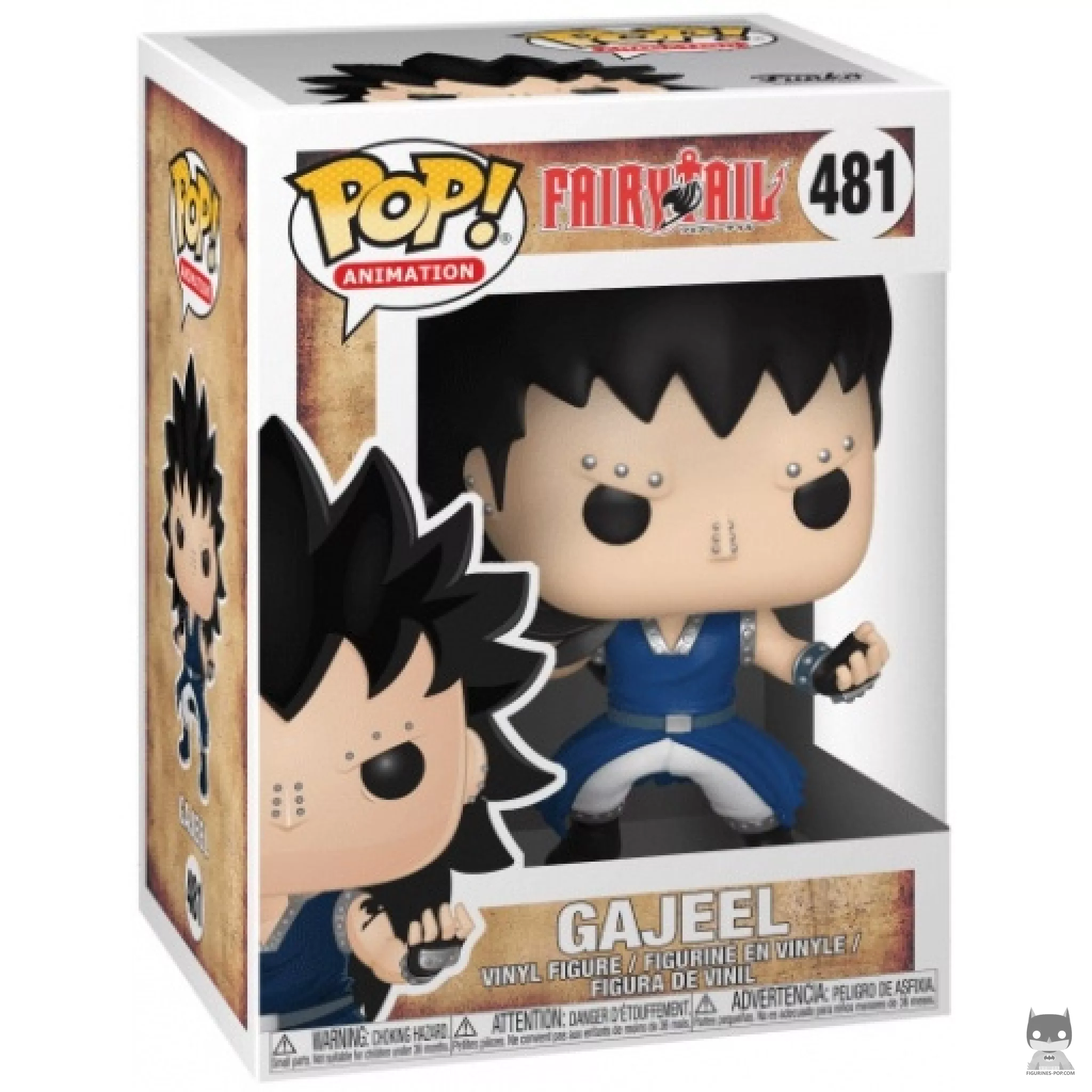 Figura Funko Pop! Gajeel en su caja