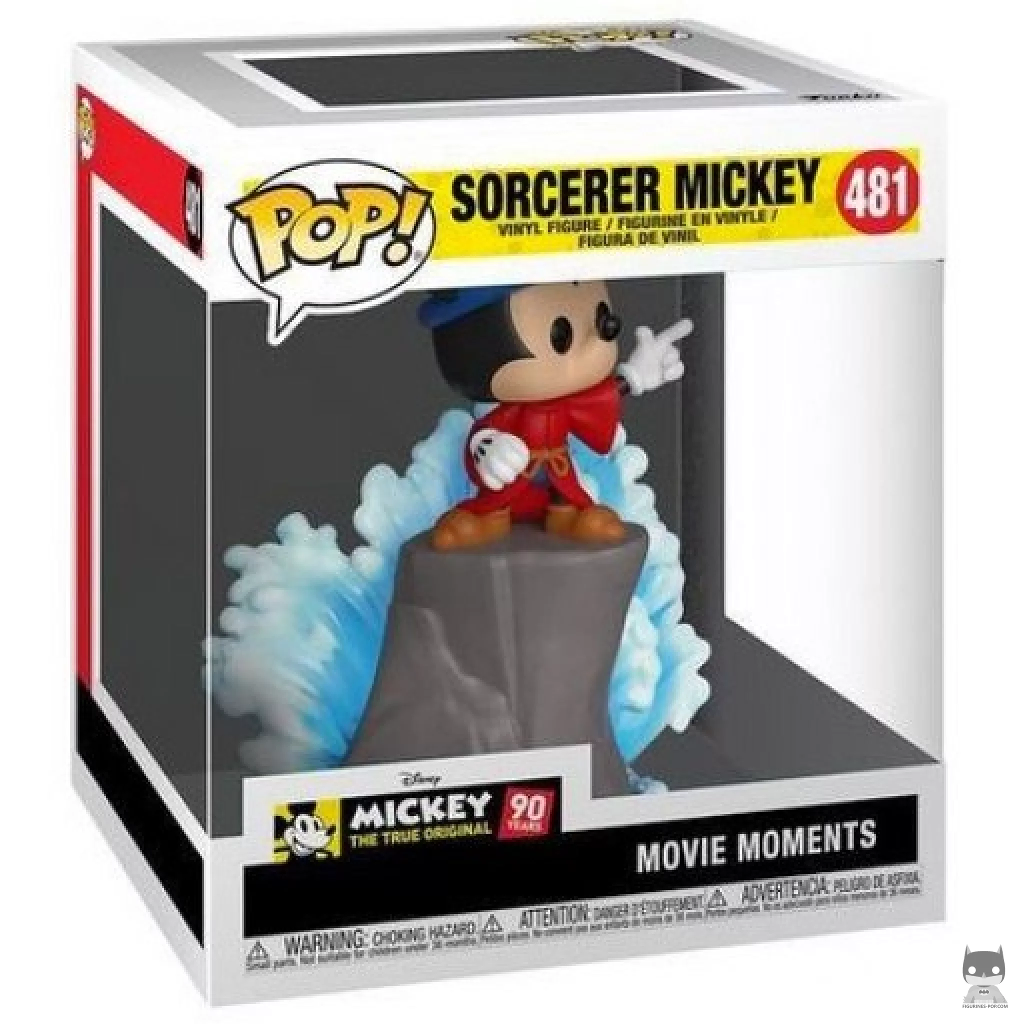 Figura Funko Pop! Mickey Mouse hechicero en su caja