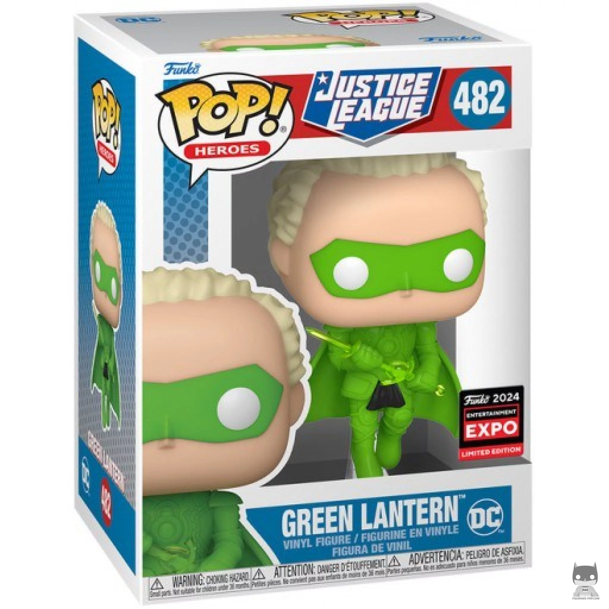 Figura Funko Pop! Linterna Verde en su caja