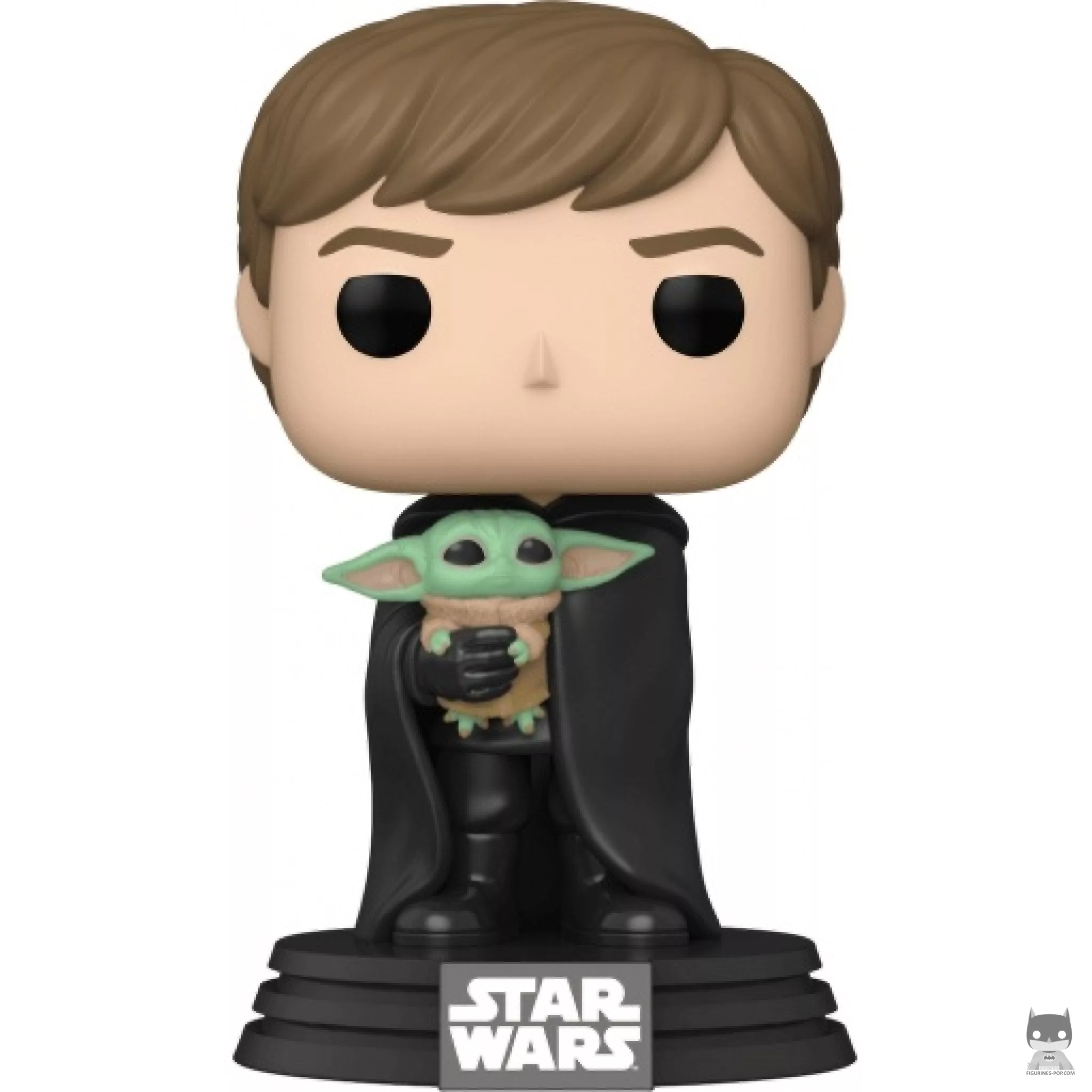 Figura Funko Pop! Luke Skywalker con Grogu (The Mandalorian (Star Wars))