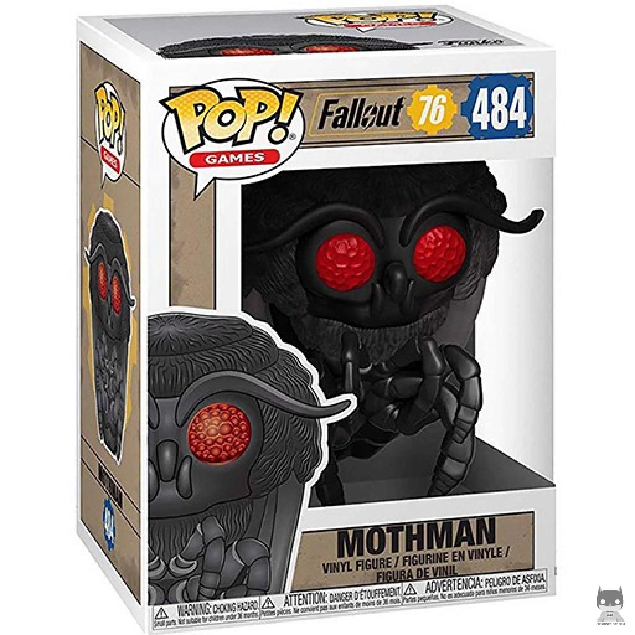 Figura Funko Pop! Mothman en su caja