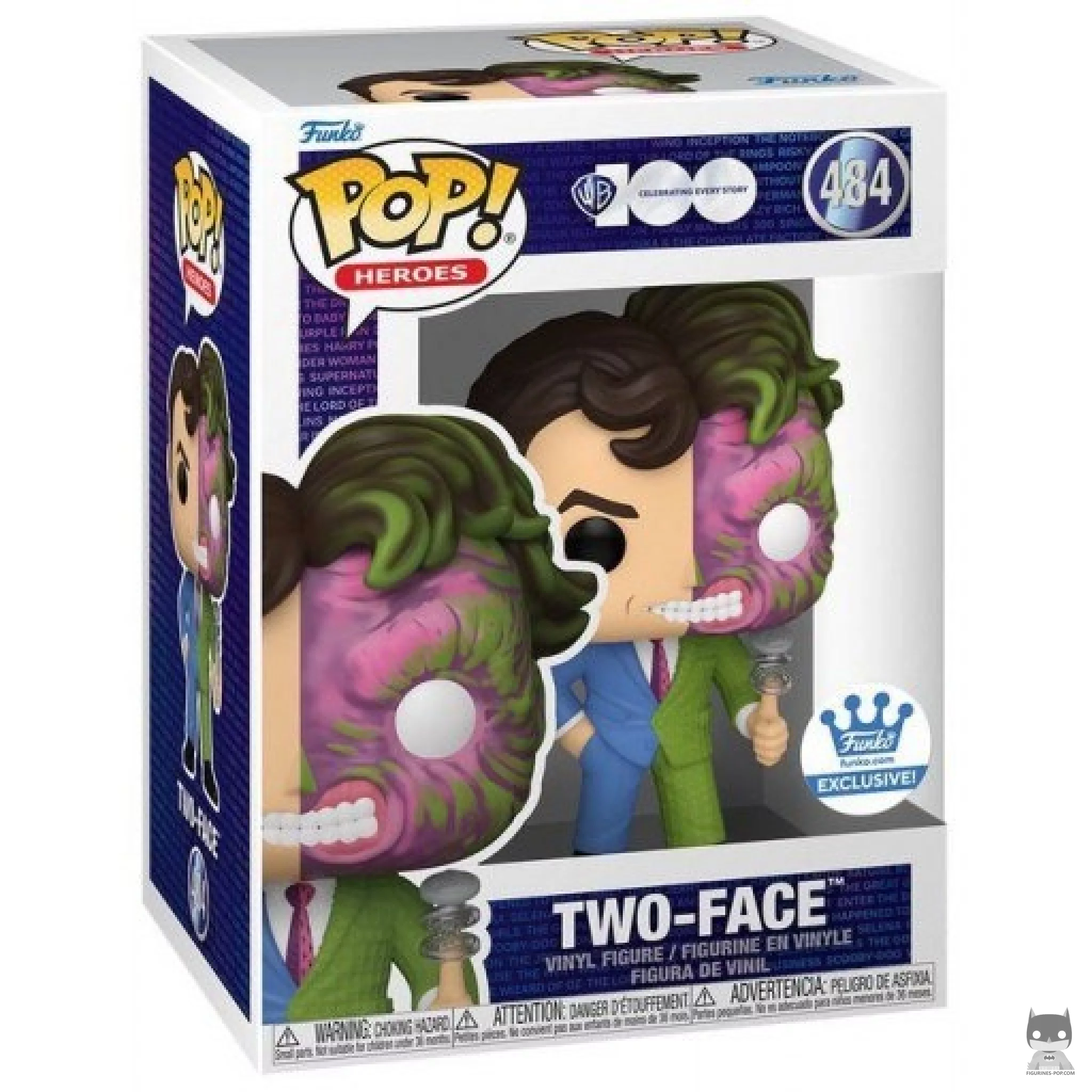 Figura Funko Pop! Dos Caras en su caja