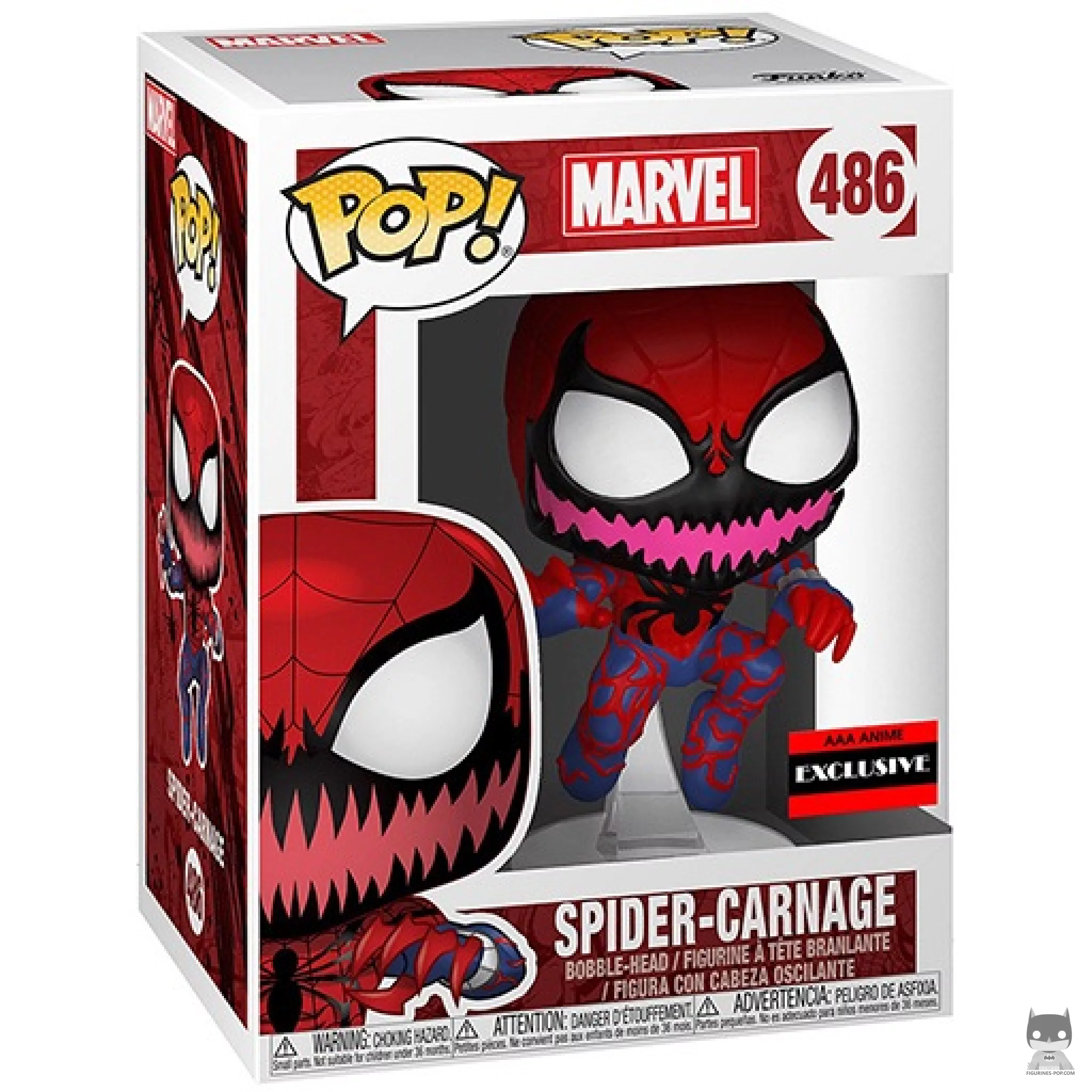 Figura Funko Pop! Spider-Carnage en su caja