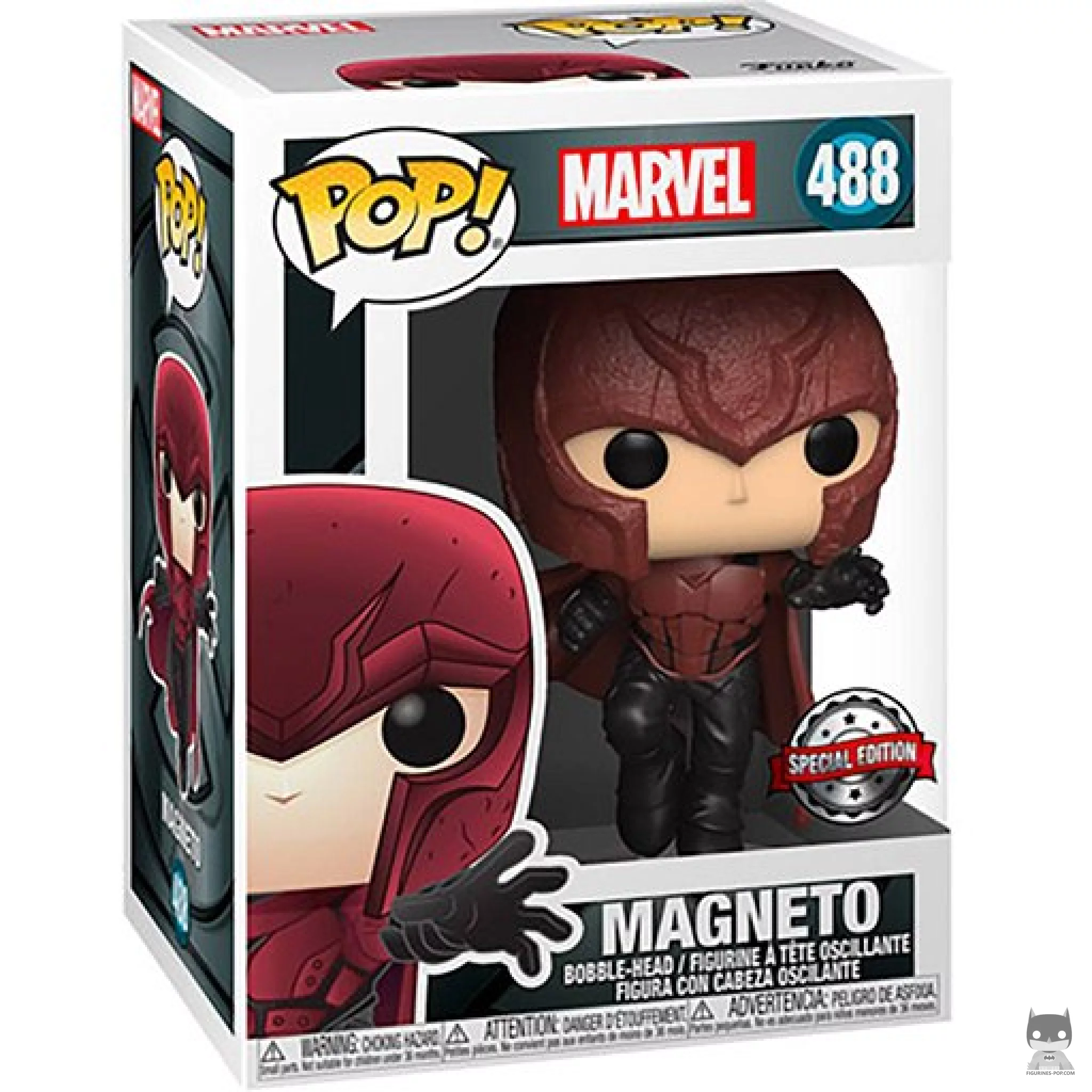 Figura Funko Pop! Magneto en su caja