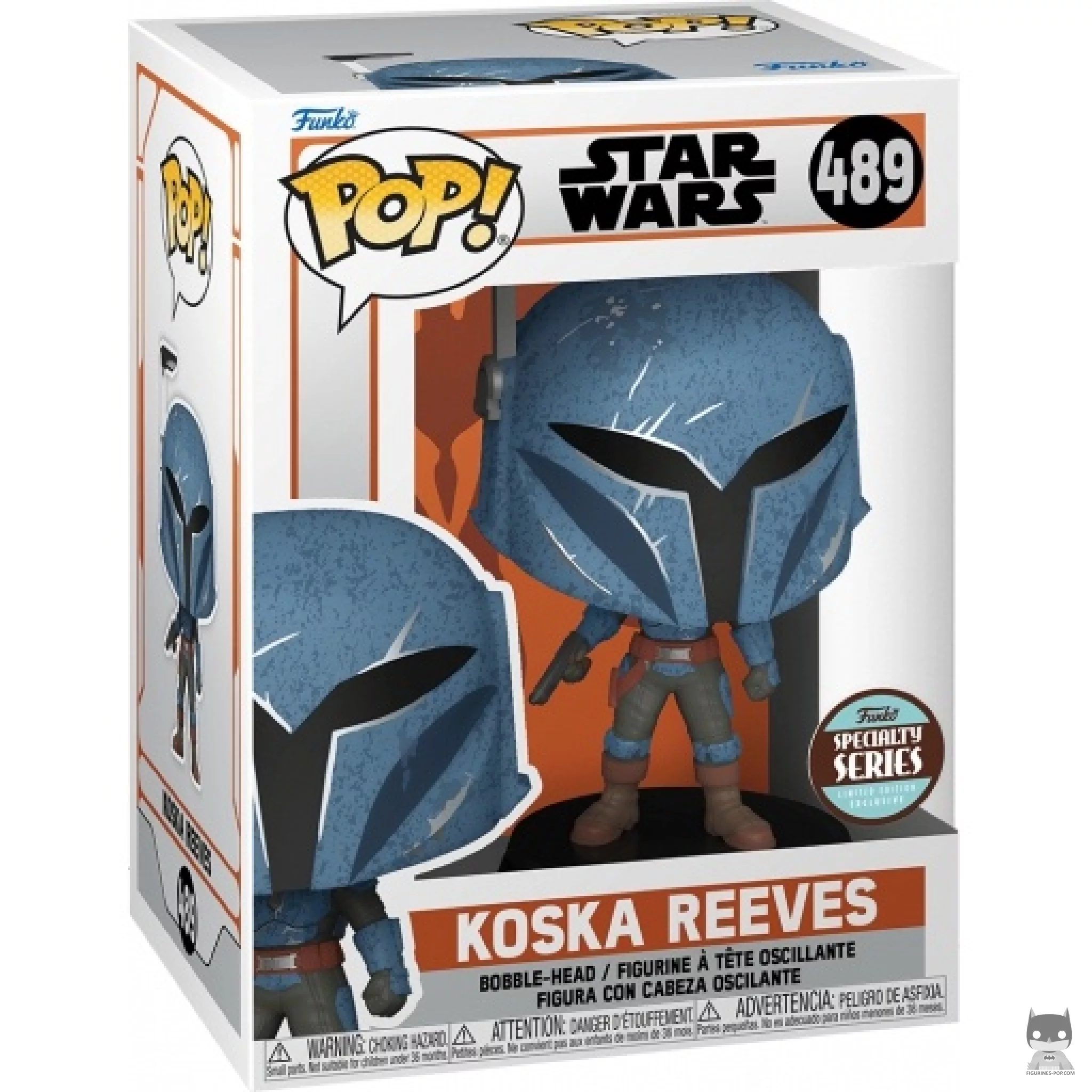 Figura Funko Pop! Koska Reeves en su caja