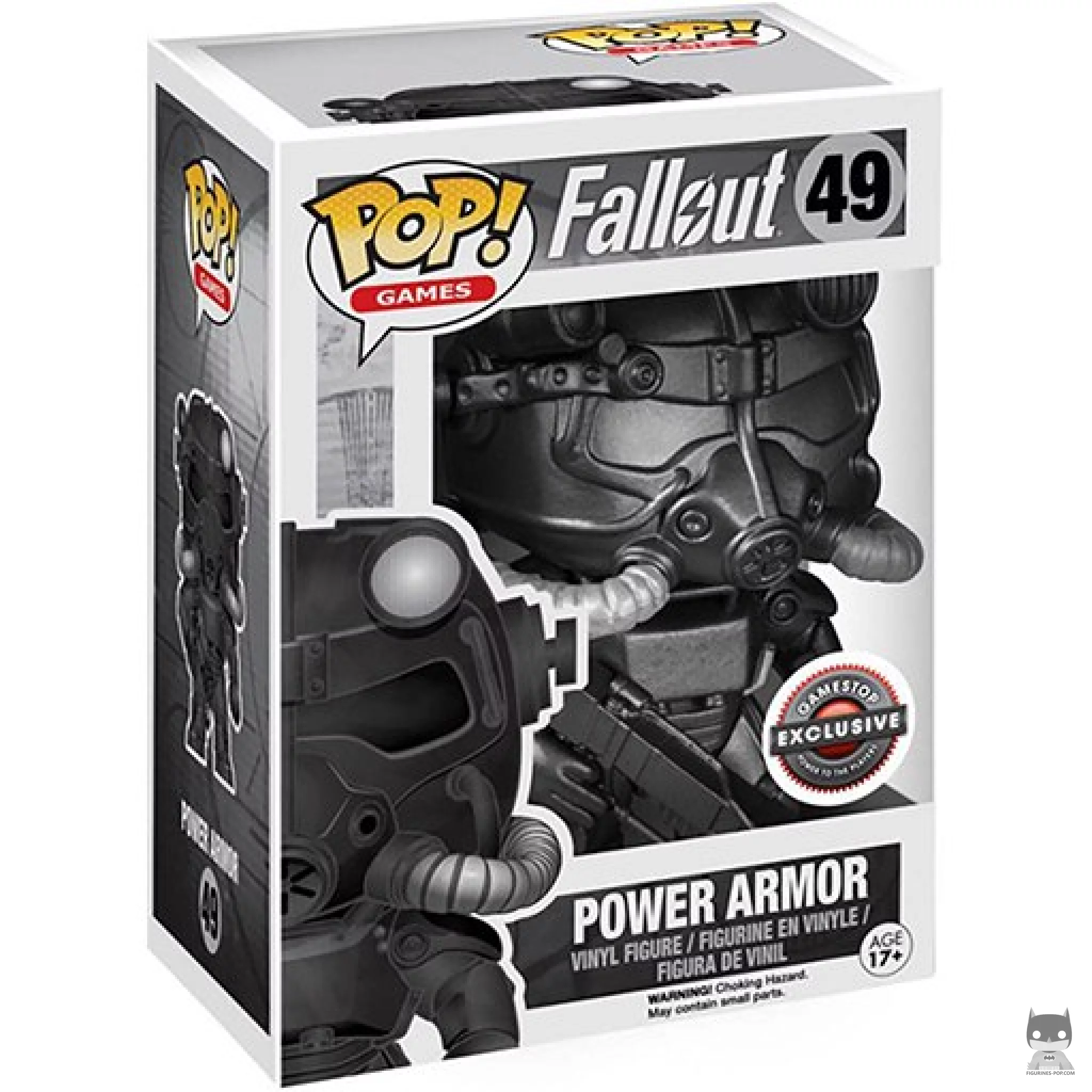 Figura Funko Pop! Servoarmadura (Blanco y negro) en su caja