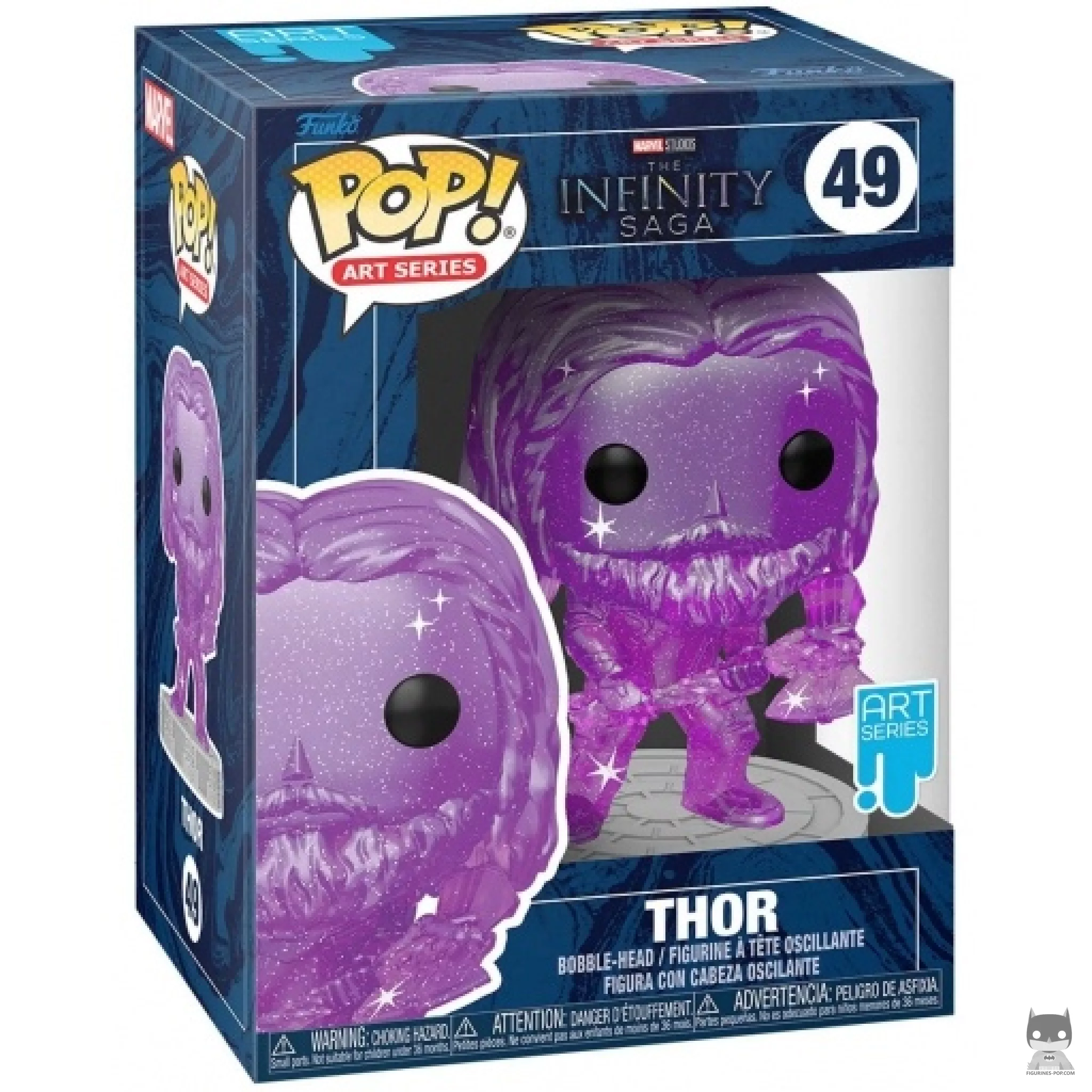 Figura Funko Pop! Thor (Morado) en su caja