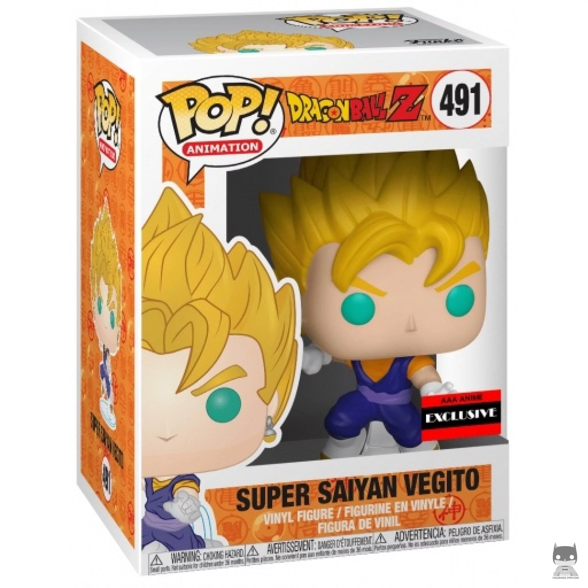 Figura Funko Pop! Vegetto Super Saiyan en su caja
