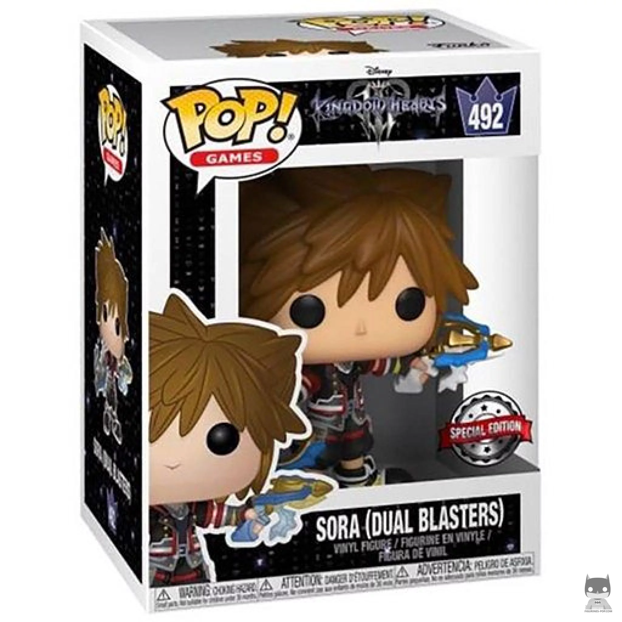 Figura Funko Pop! Sora (Pistolas dobles) en su caja