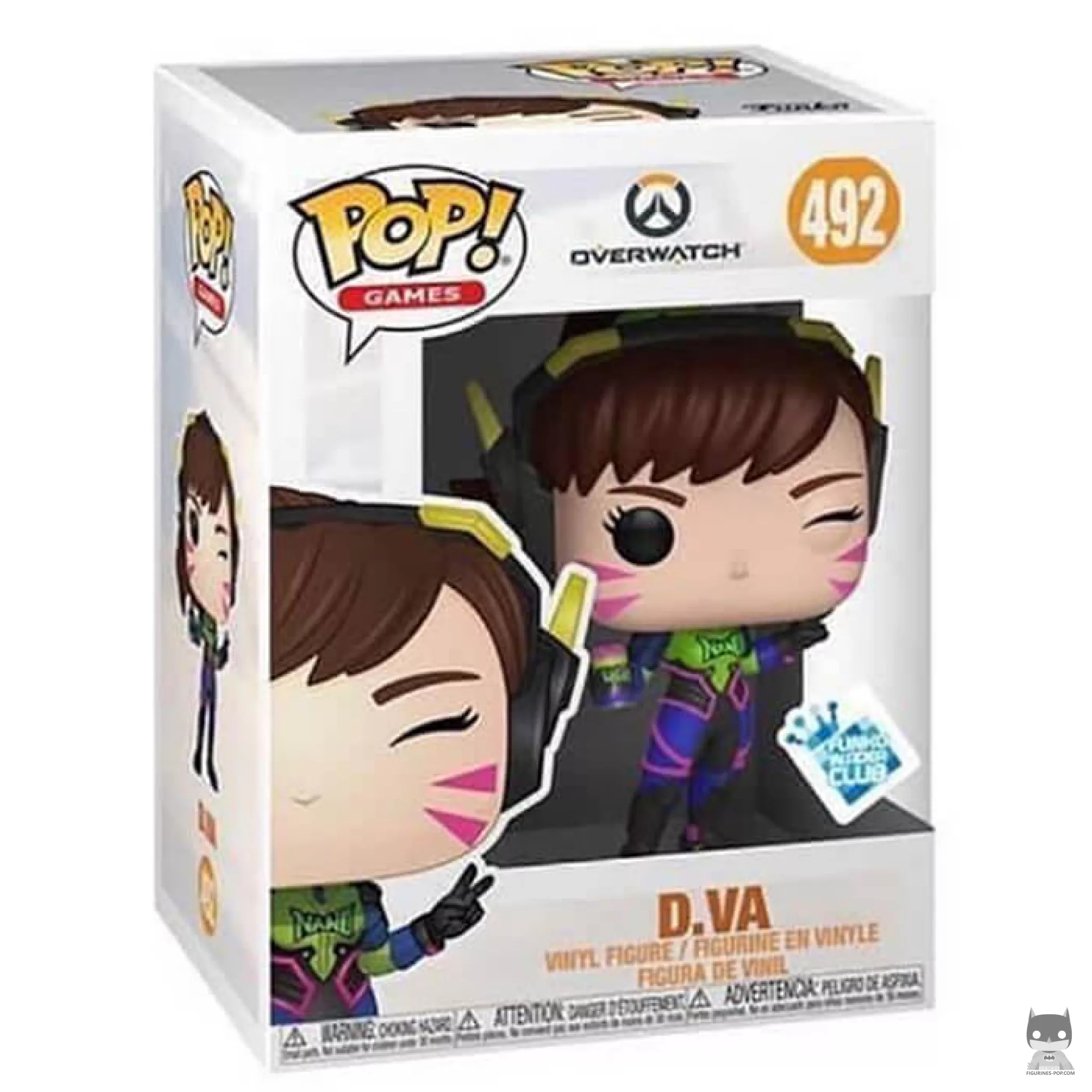 Figura Funko Pop! D.Va (Aspecto Nano Cola) en su caja