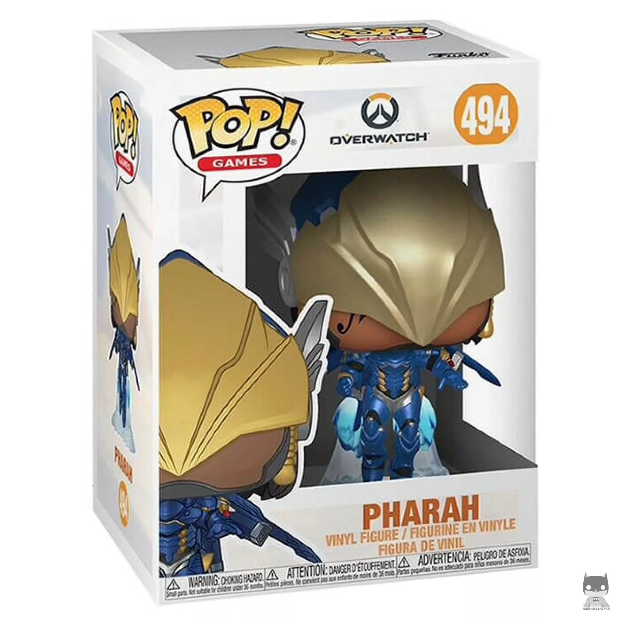 Figura Funko Pop! Pharah pose de victoria en su caja