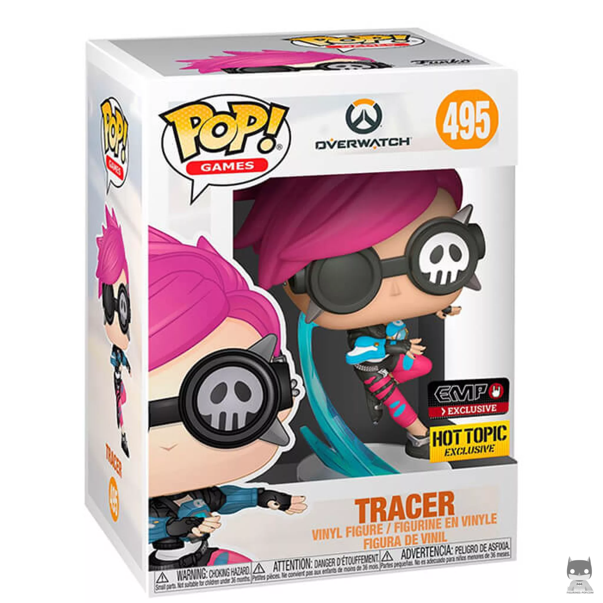 Figura Funko Pop! Tracer (Aspecto Punk) en su caja