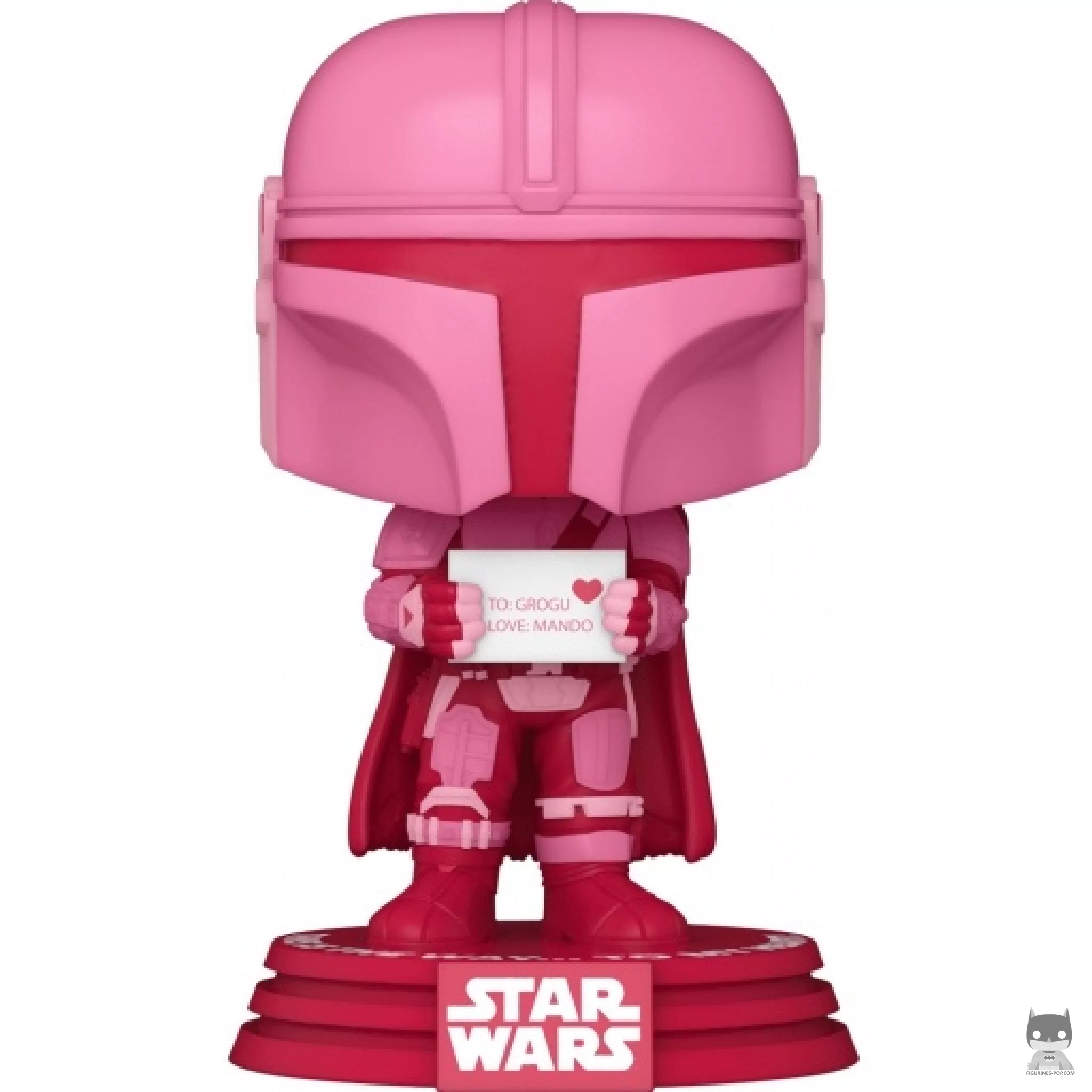 Figura Funko Pop! El Mandaloriano (Rosa) (Star Wars (San Valentín))