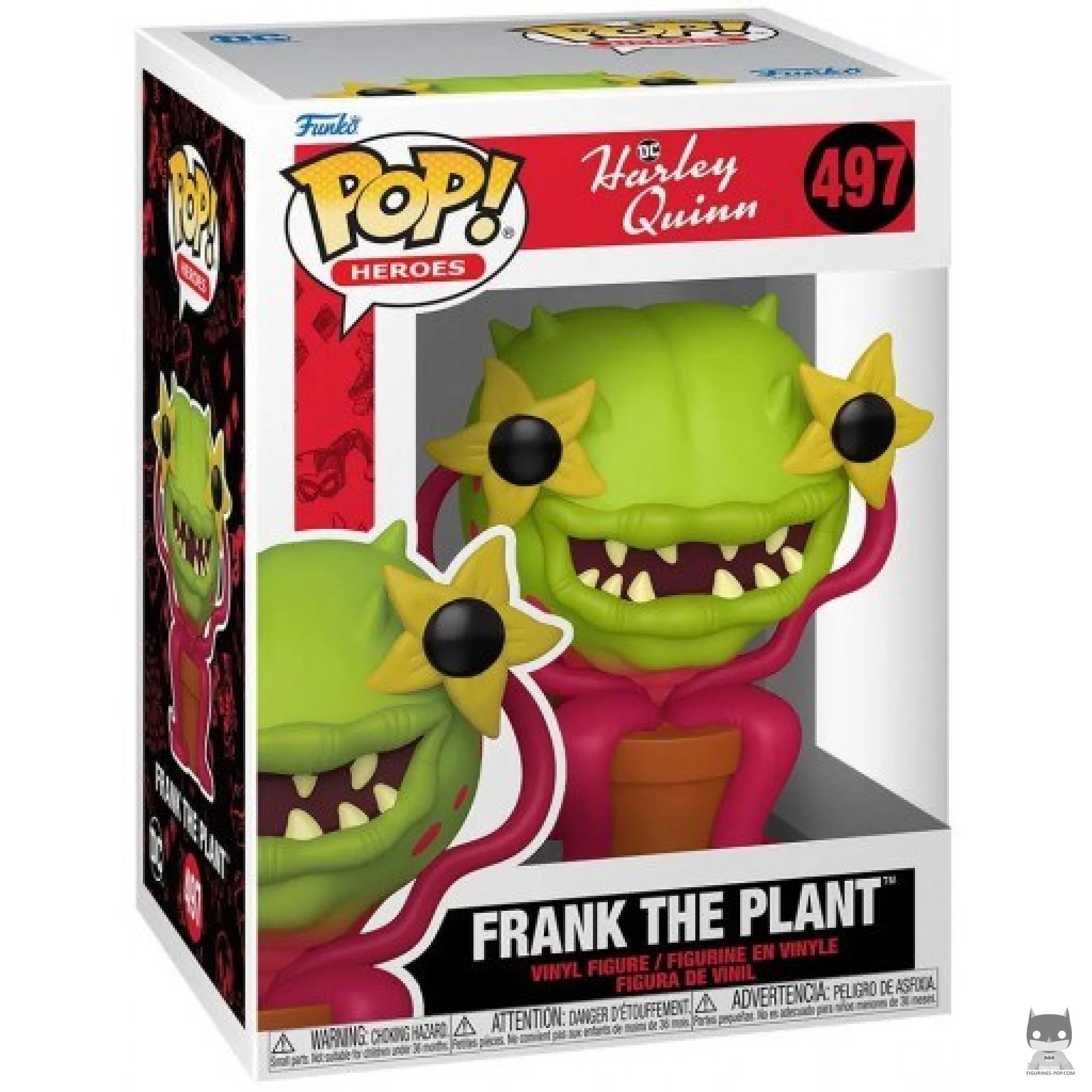 Figura Funko Pop! Frank la planta en su caja