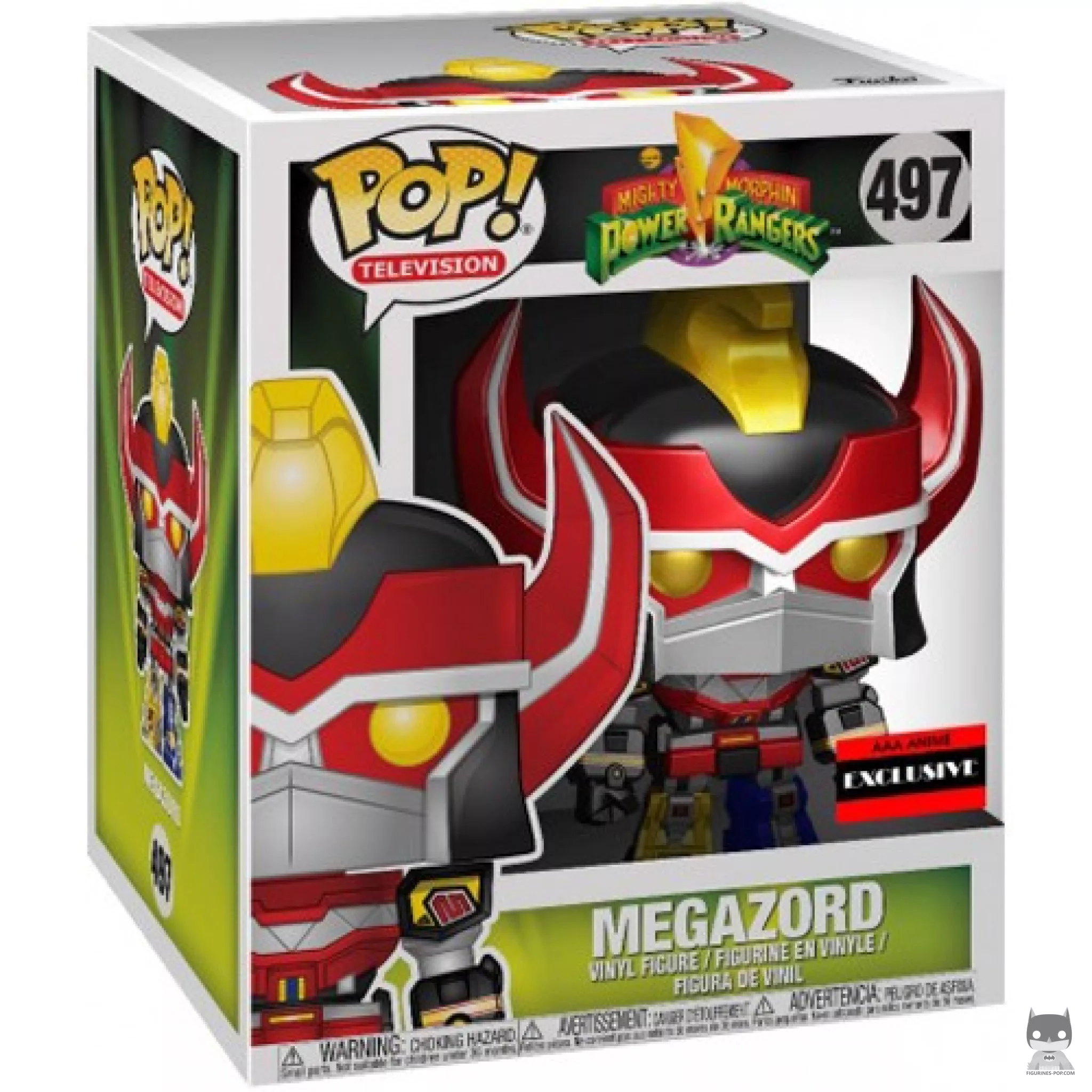 Figura Funko Pop! Megazord (Metalizado) (Supersized) en su caja