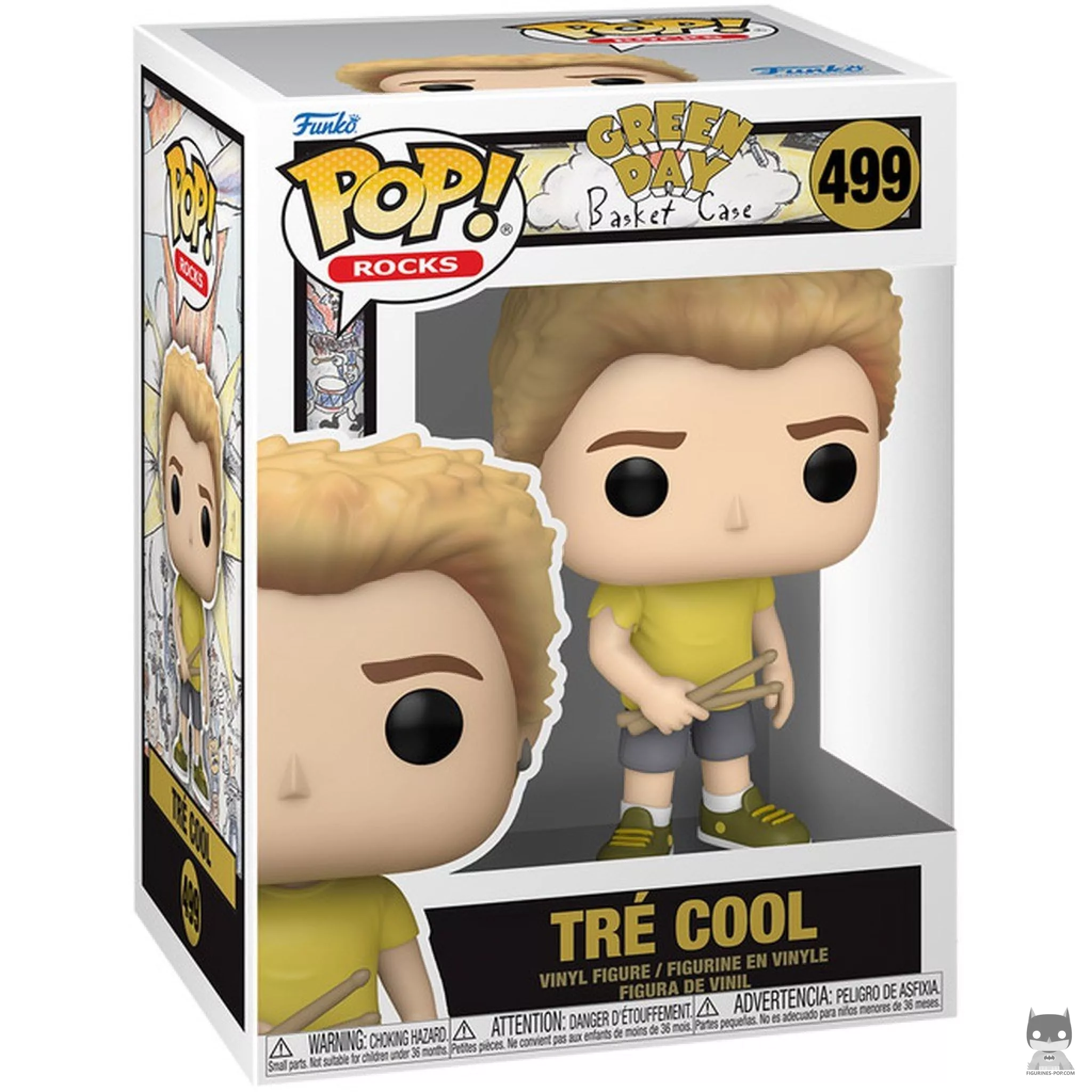 Figura Funko Pop! Tré Cool (Basket Case) en su caja