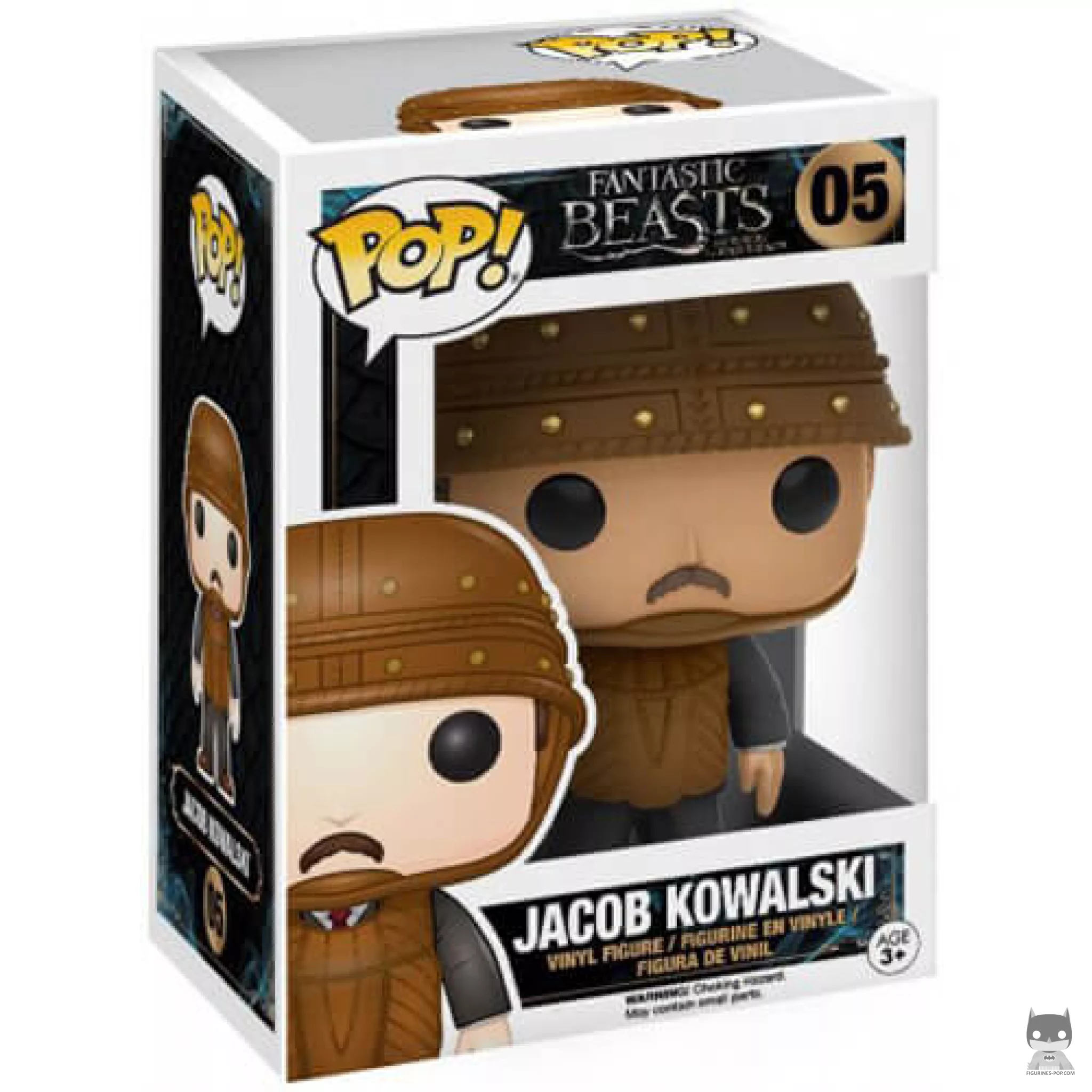 Figura Funko Pop! Jacob Kowalski en su caja