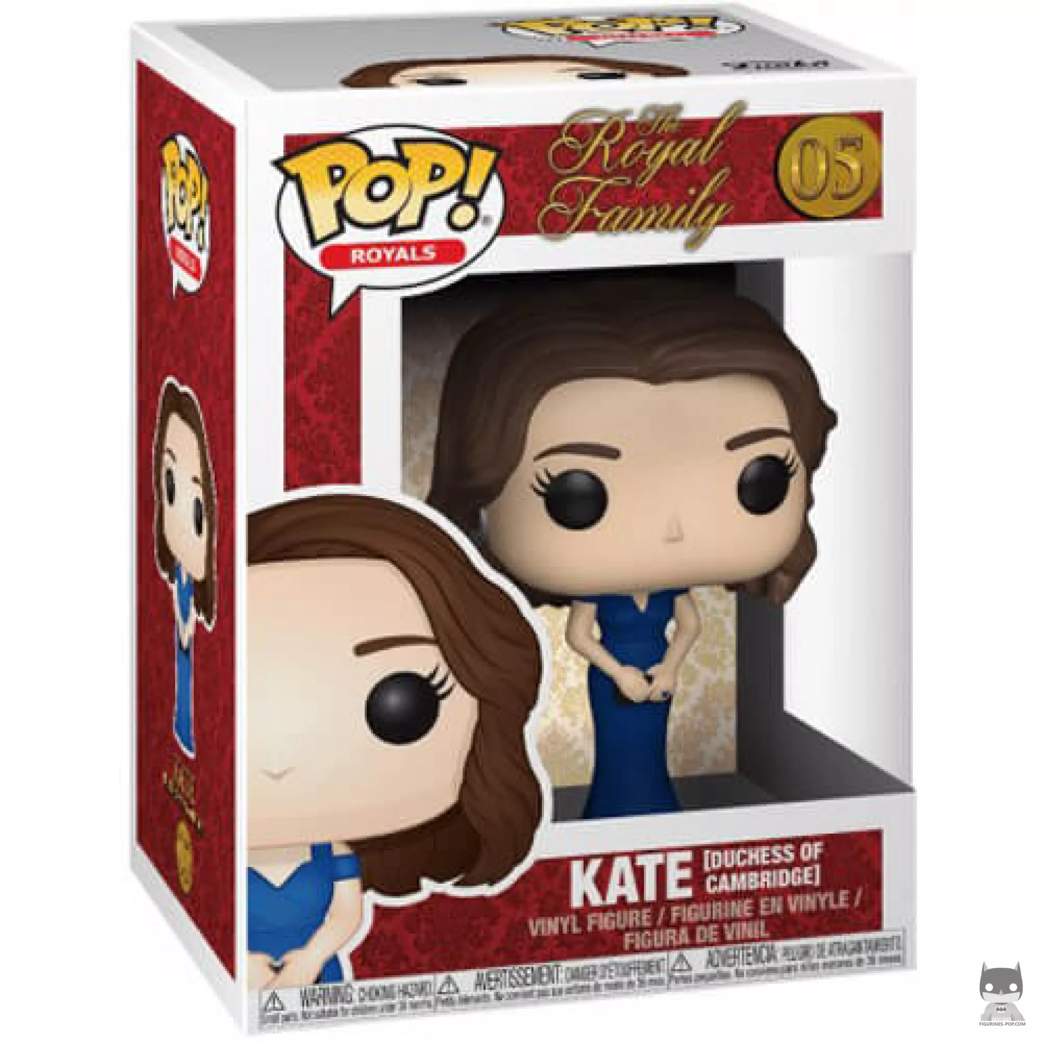 Figura Funko Pop! Kate Middleton, duquesa de Cambridge en su caja
