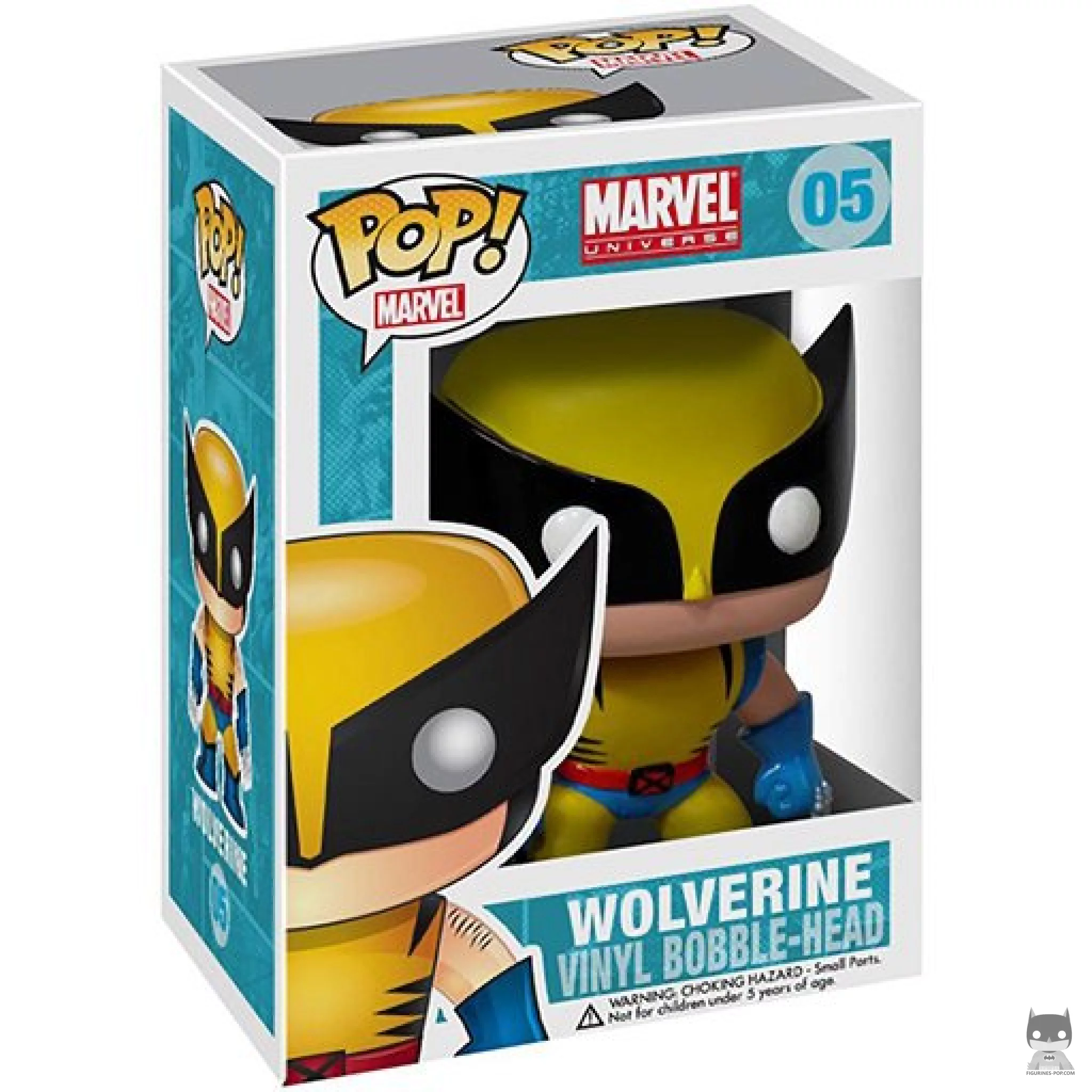 Figura Funko Pop! Lobezno (Blanco y negro) en su caja