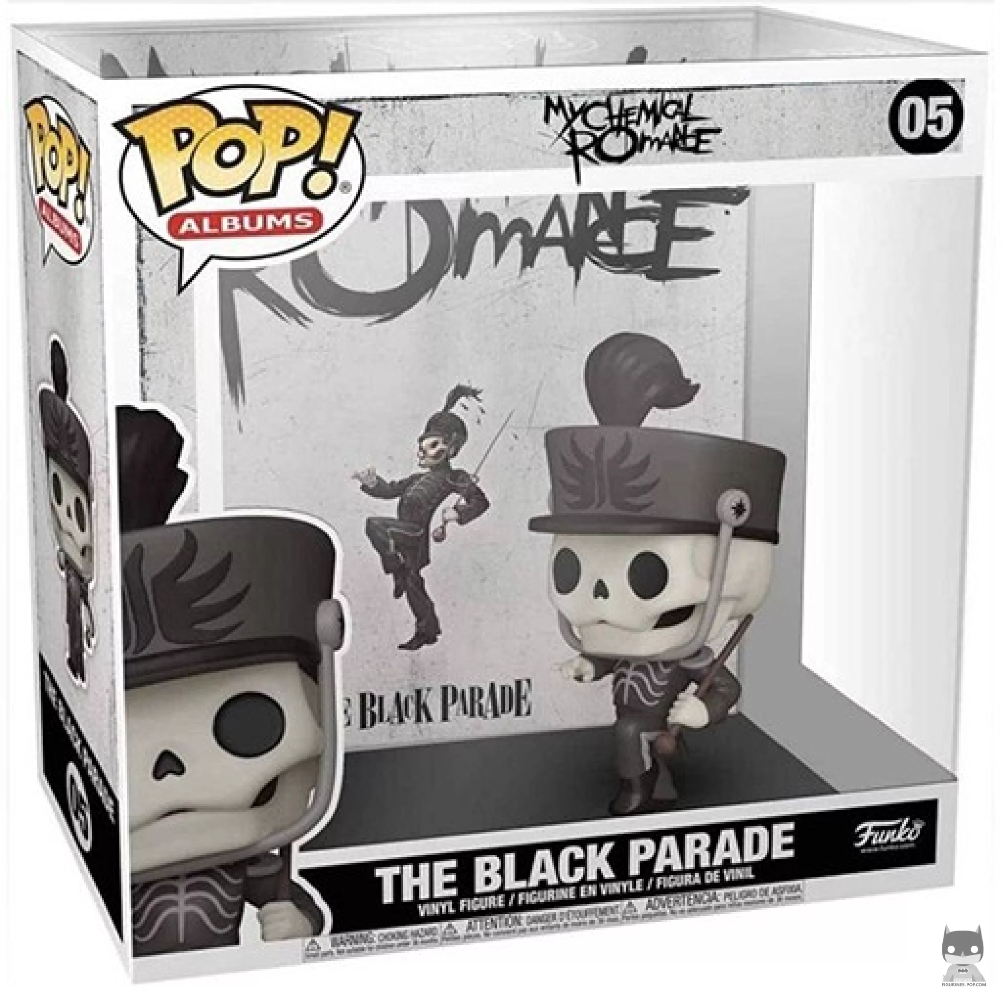 Figura Funko Pop! My Chemical Romance: The Black Parade en su caja