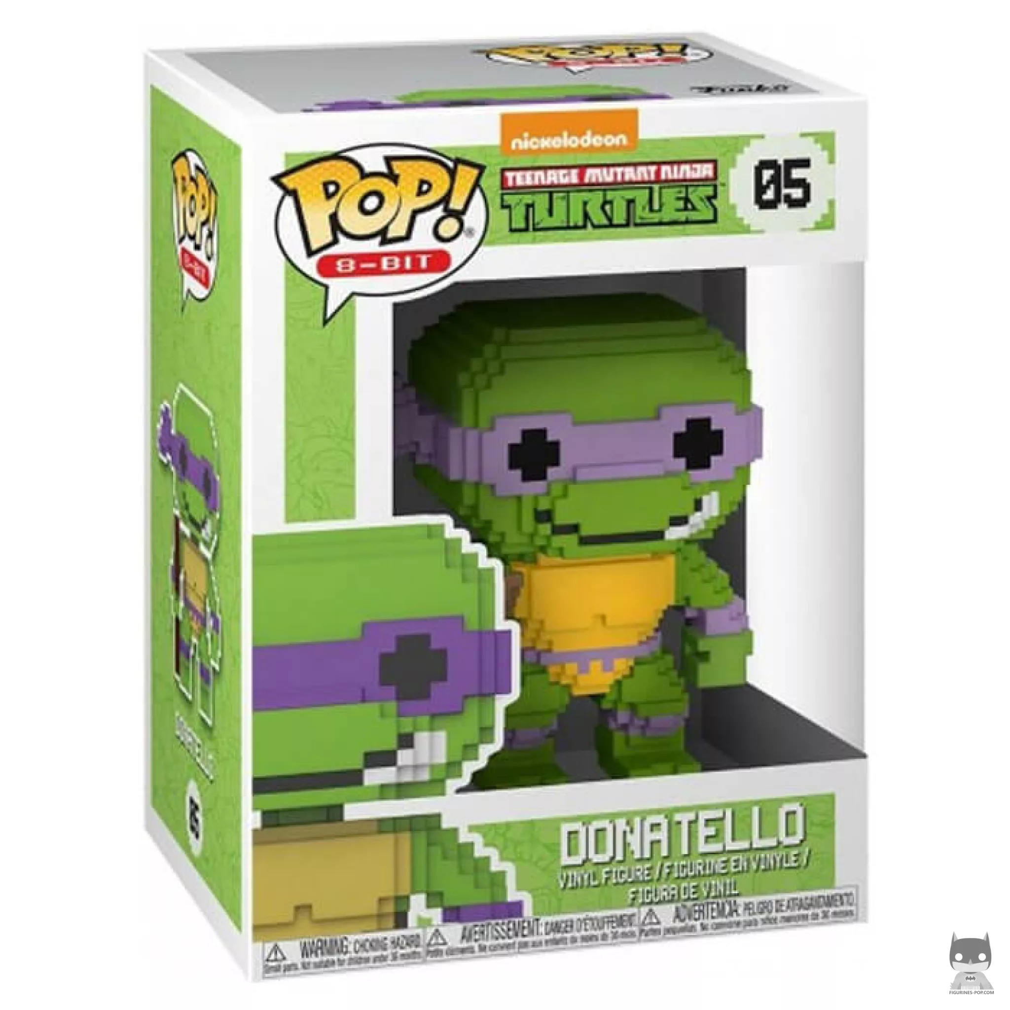 Figura Funko Pop! Donatello (8-bit) en su caja