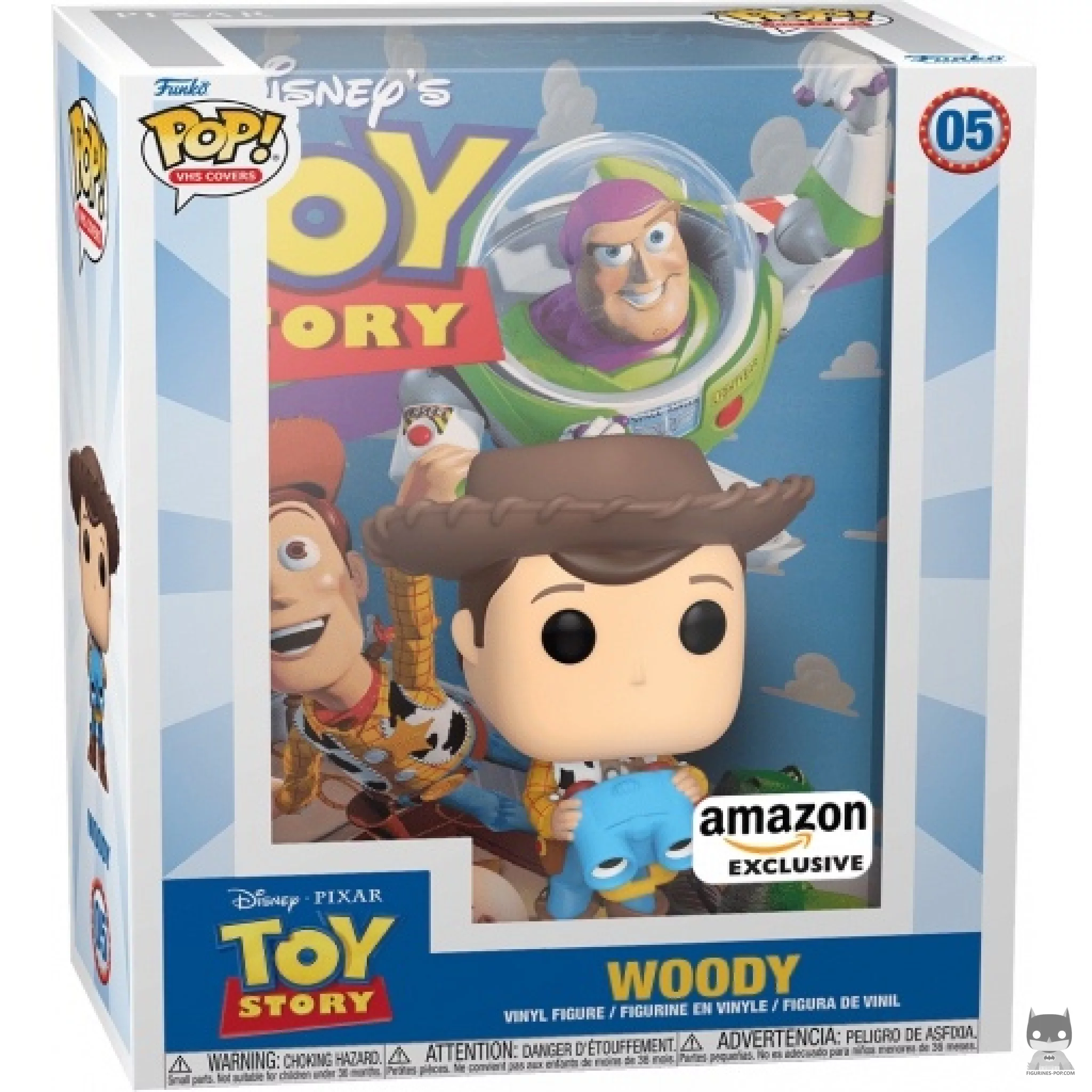 Figura Funko Pop! Woody en su caja