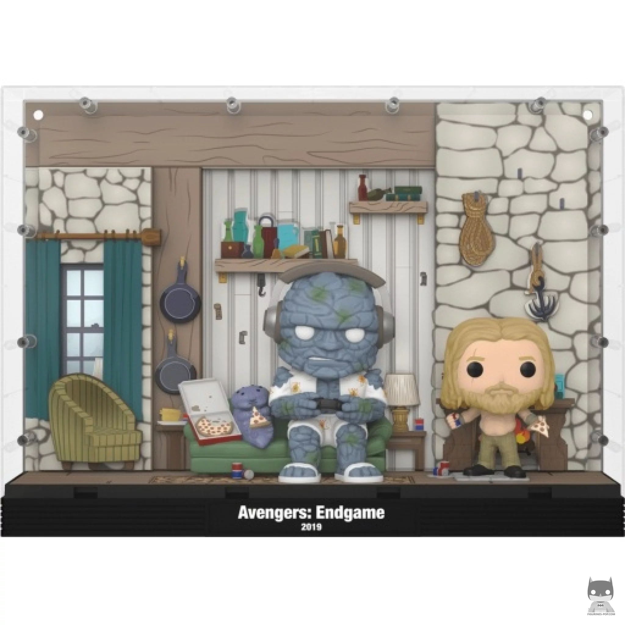 Figura Funko Pop! La casa de Thor (Miek, Korg & Thor) (Vengadores: Endgame)