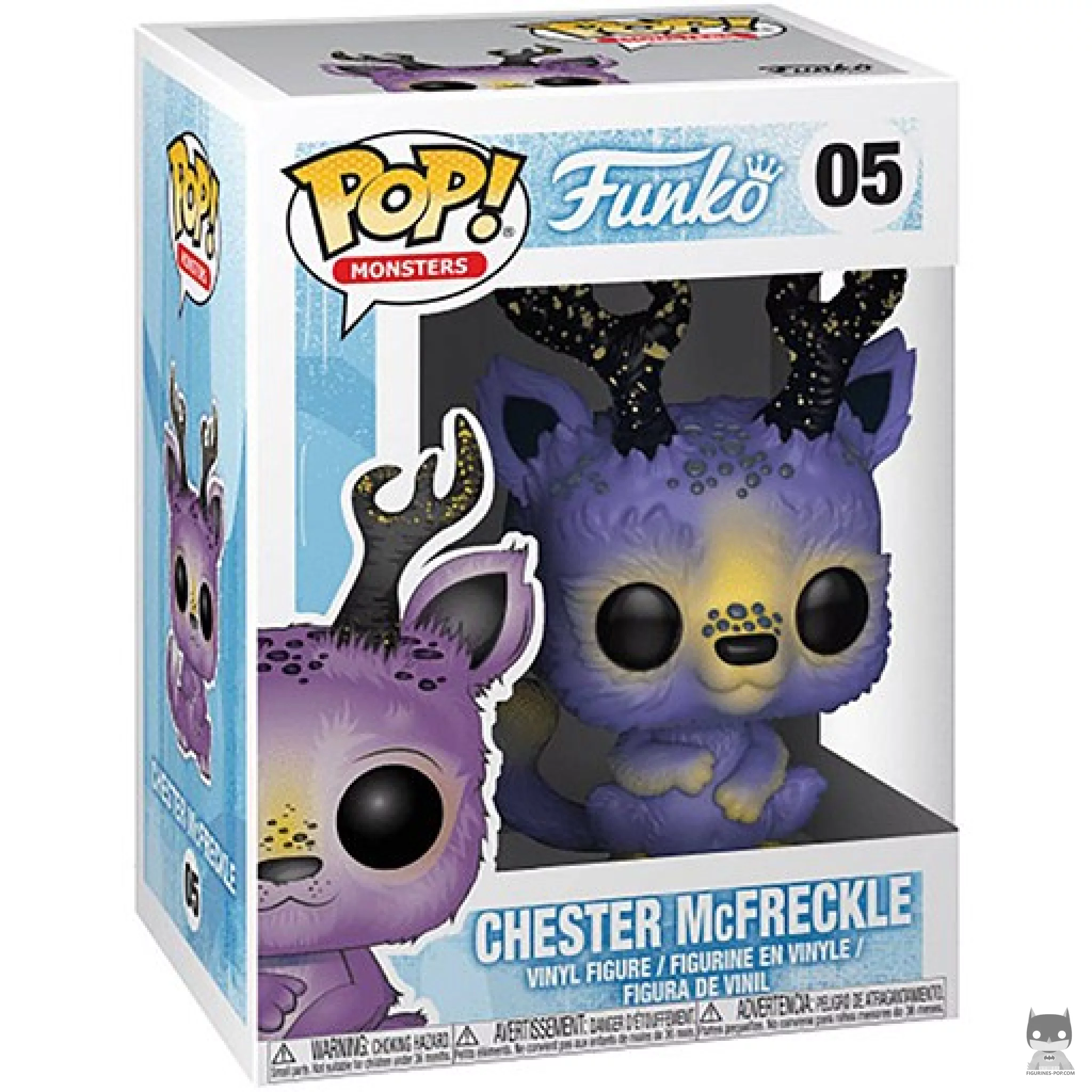 Figura Funko Pop! Chester McFreckle (Azul) en su caja