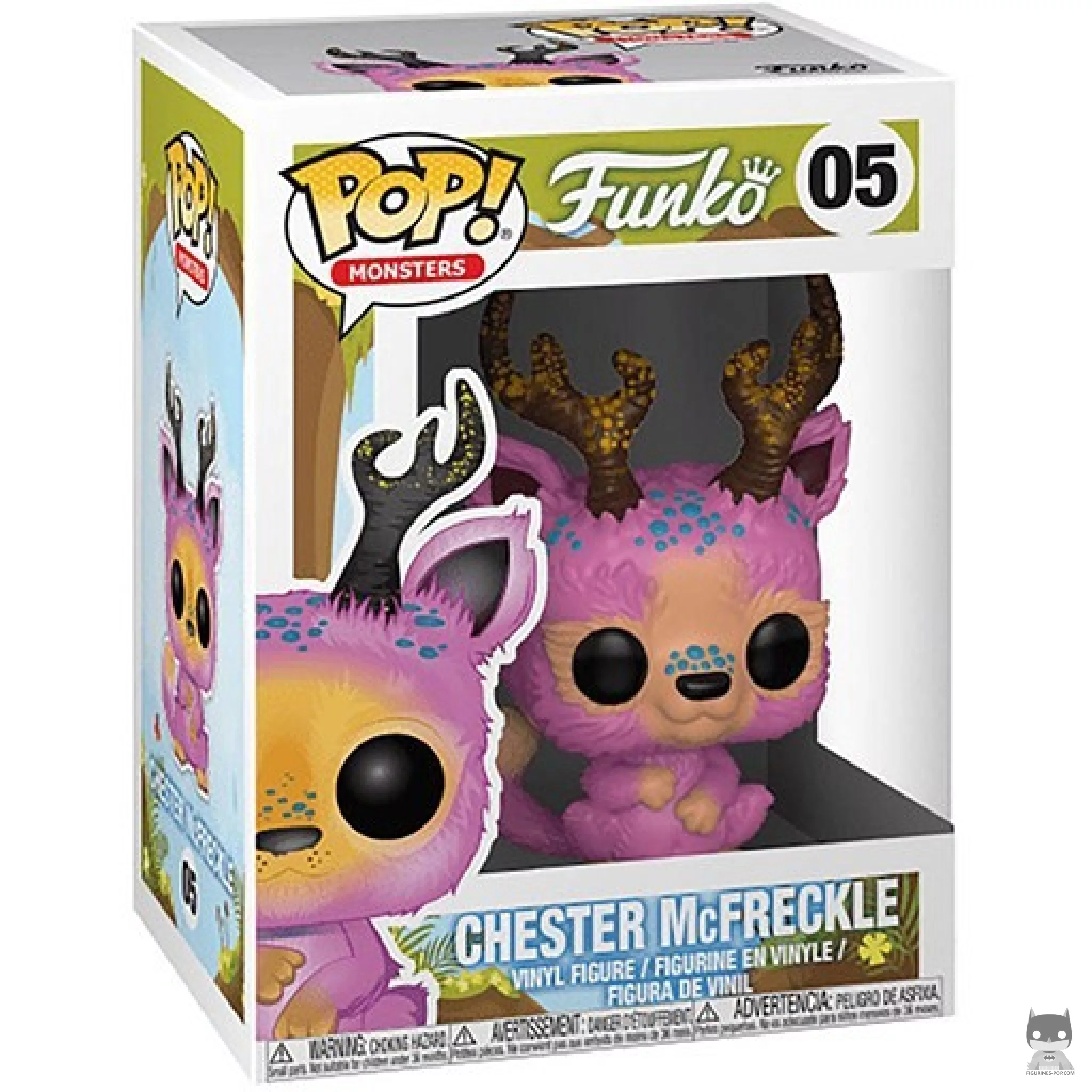 Figura Funko Pop! Chester McFreckle (Rosa) en su caja
