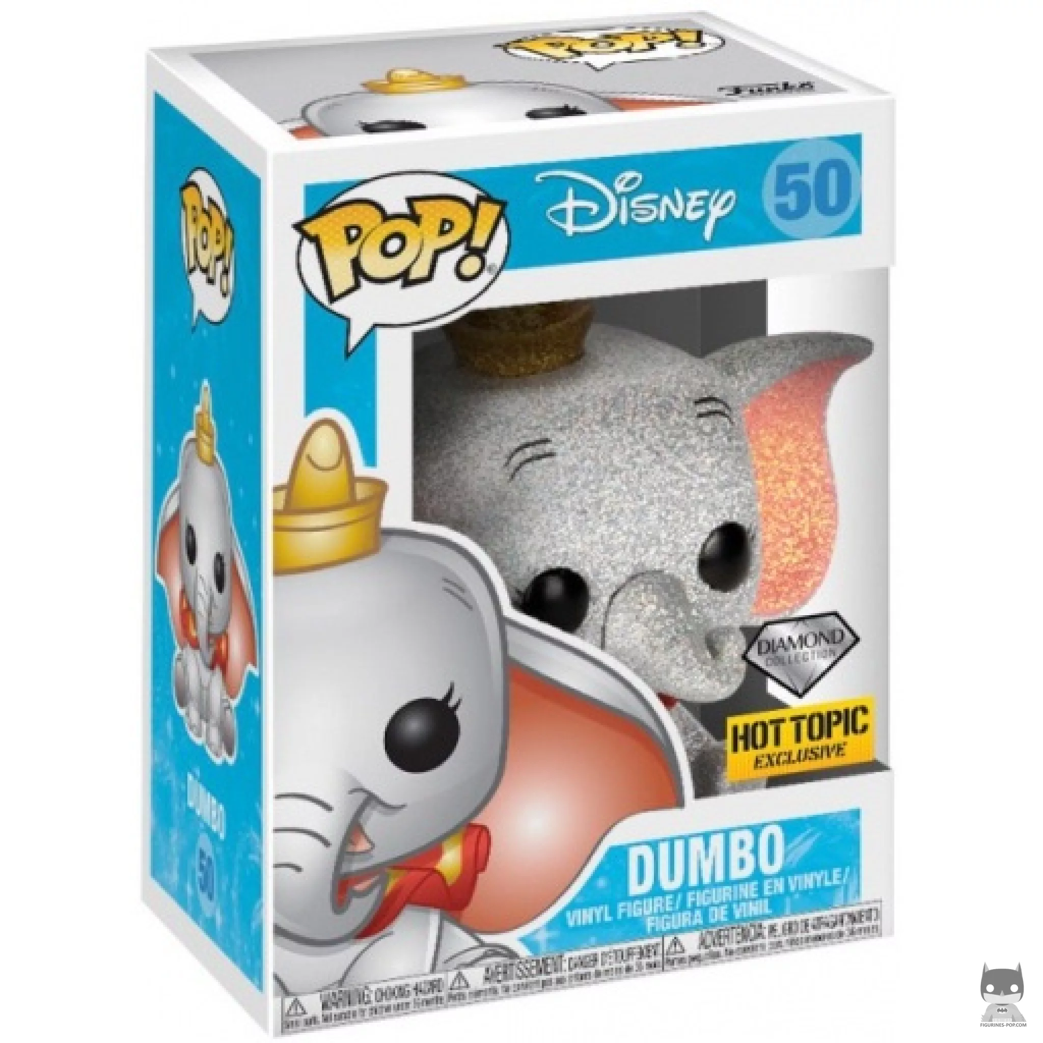 Figura Funko Pop! Dumbo (Purpurina) en su caja
