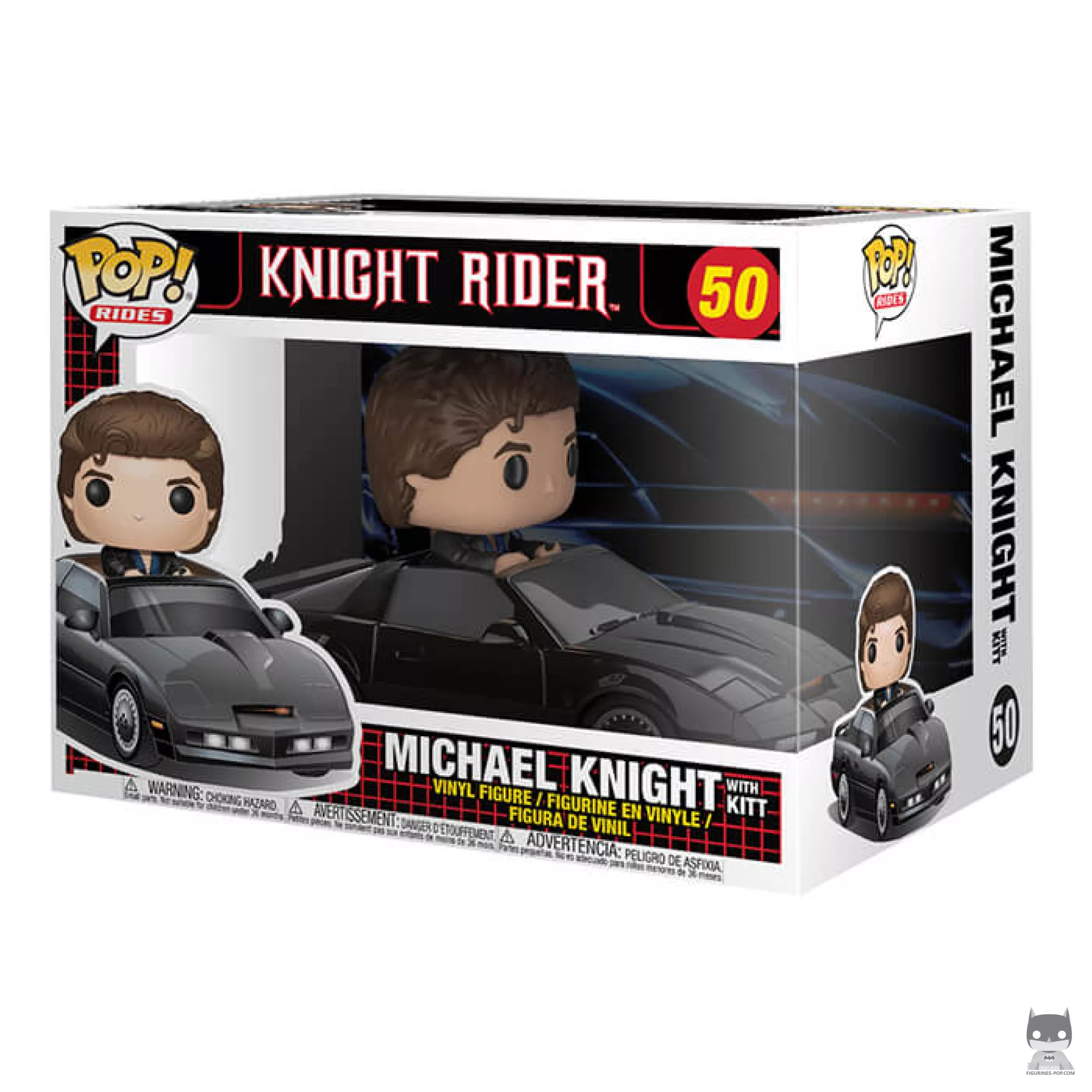 Figura Funko Pop! Michael Knight en su caja
