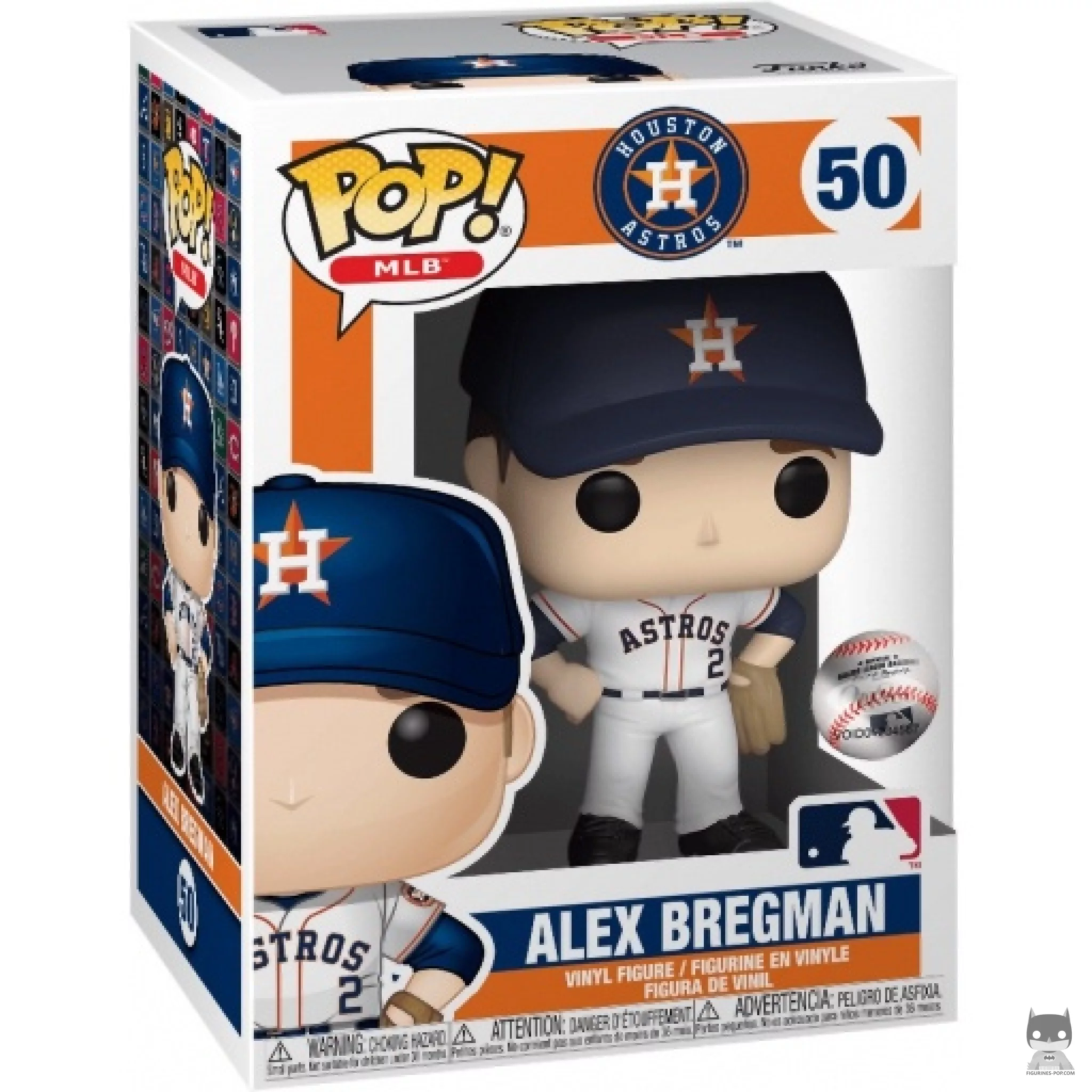 Figura Funko Pop! Alex Bregman en su caja