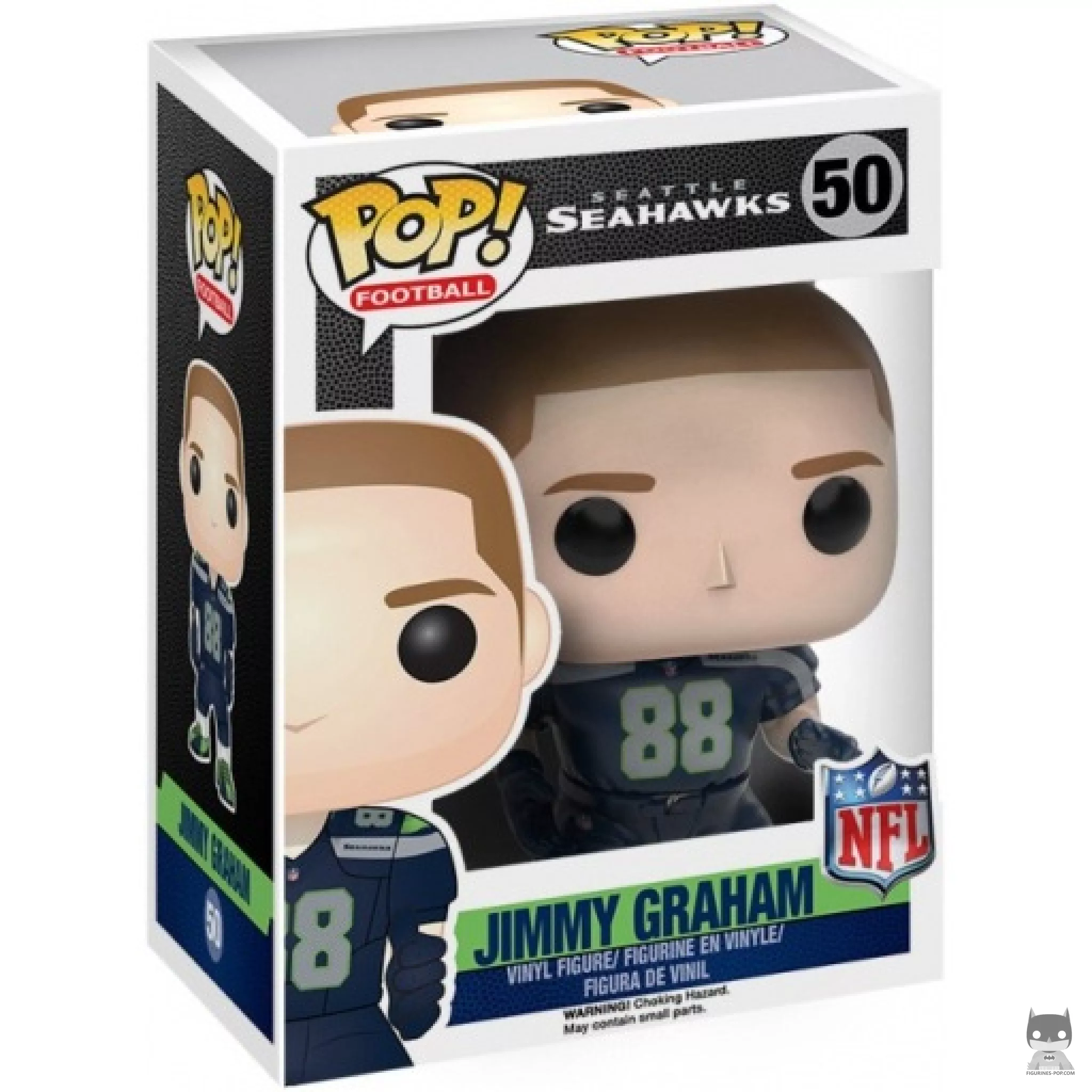 Figura Funko Pop! Jimmy Graham en su caja