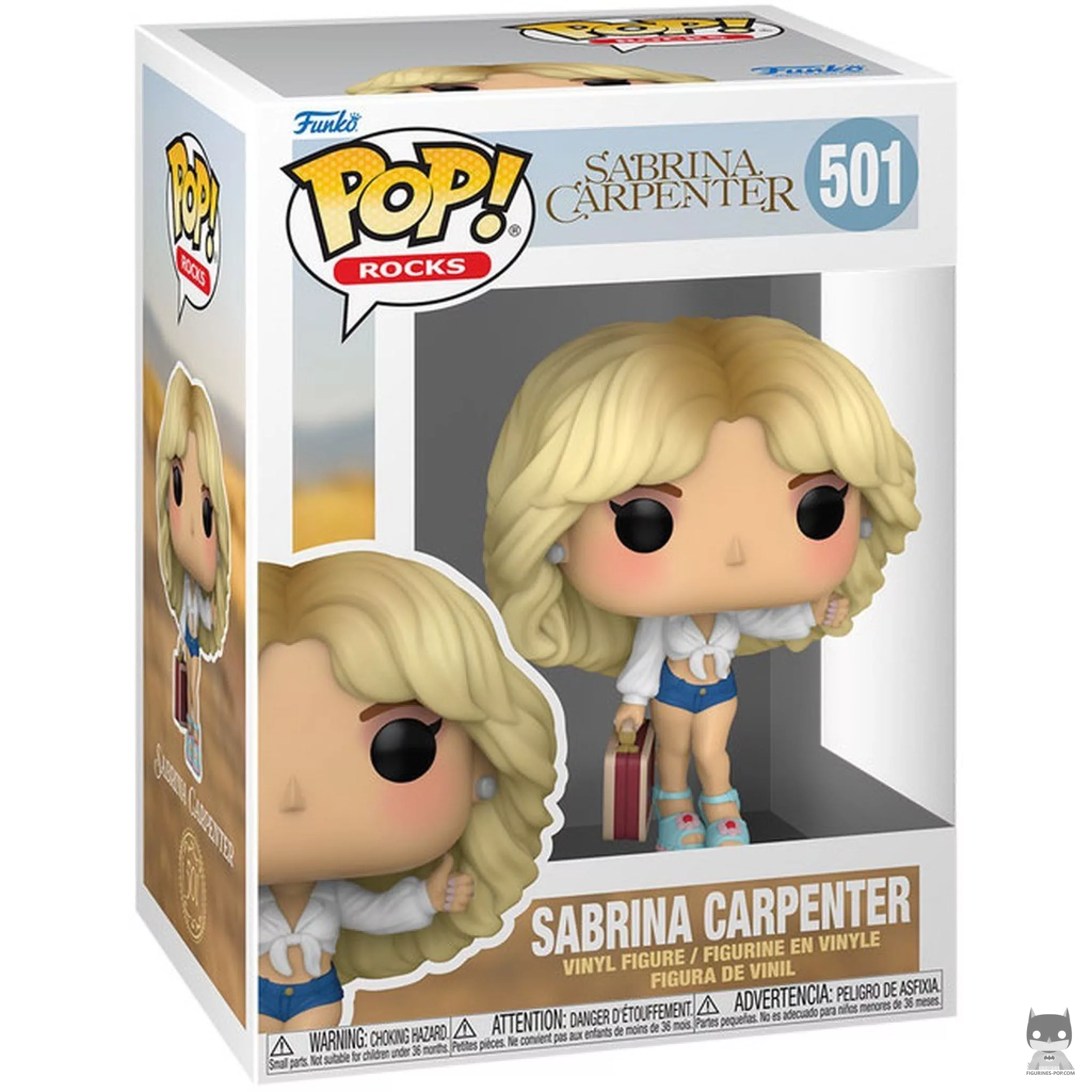 Figura Funko Pop! Sabrina Carpenter (Manchild) en su caja